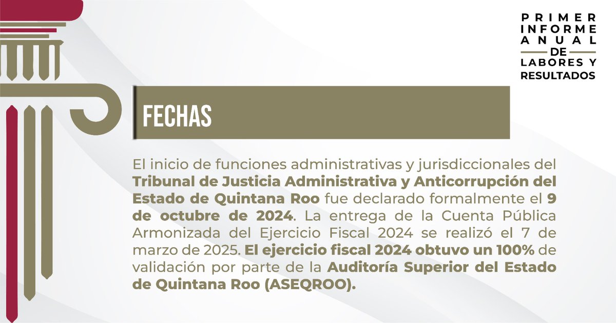 #PrimerInformeAnualDeLaboresYResultados