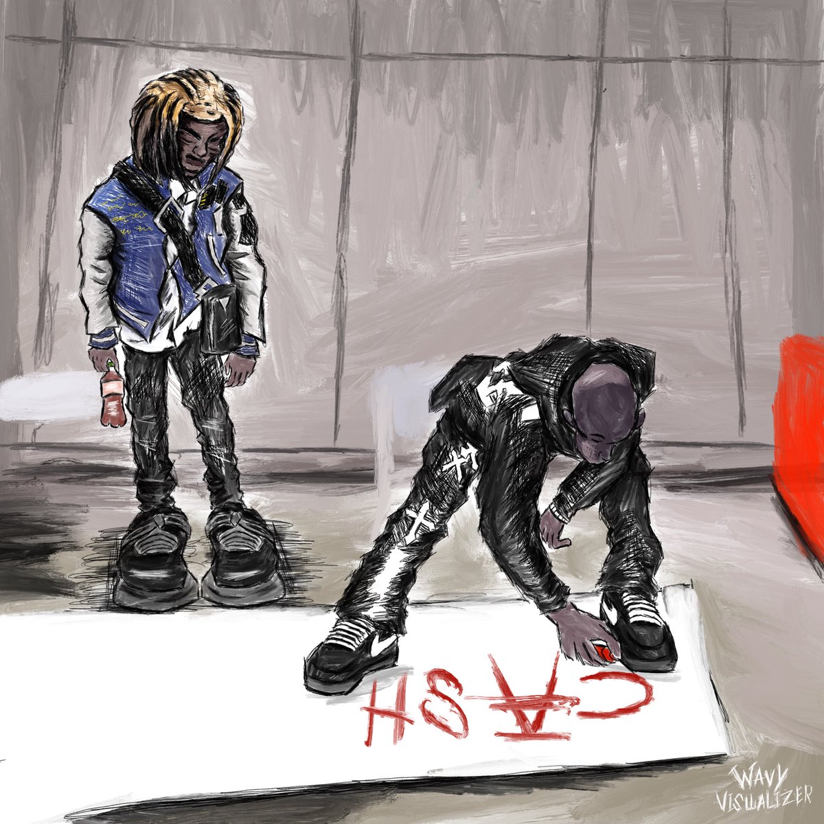 wavyvisualizer's tweet image. Virgil &amp;amp; Carti