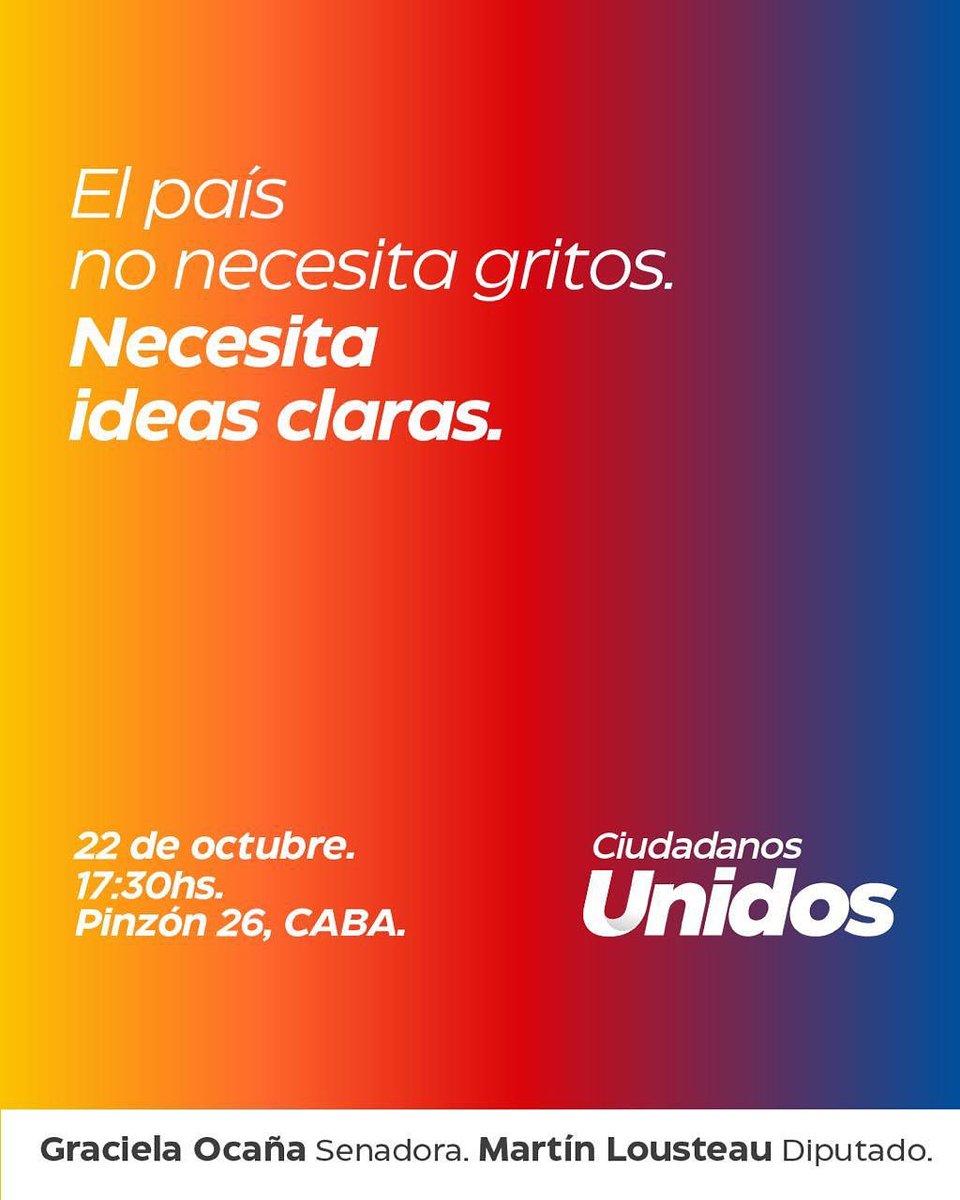Ciudadanos Unidos 💪
#HayOtraManera