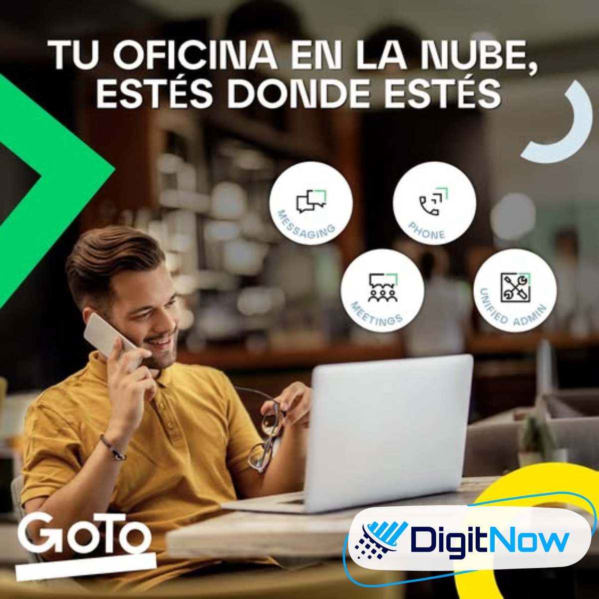 DigitNowMexico's tweet image. 💬 Llama, envía mensajes y organiza reuniones en segundos con GoTo Connect ☁️
Tu oficina en la nube, lista para ti desde cualquier lugar 🌎
👉 digitnow.com.mx

#GoToConnect #TrabajoRemoto #Digitnow #NubeEmpresarial