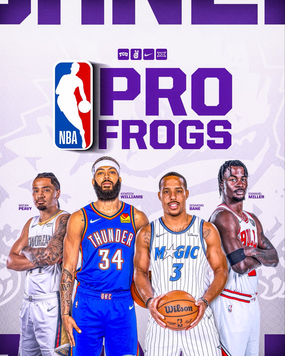 TCU grads in the <a href="/NBA/">NBA</a> 

Good luck this season!