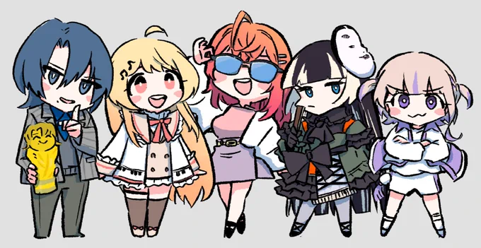 デフォルメたのしー! #絵描きさんがデフォルメ絵を見せてくれるタグ