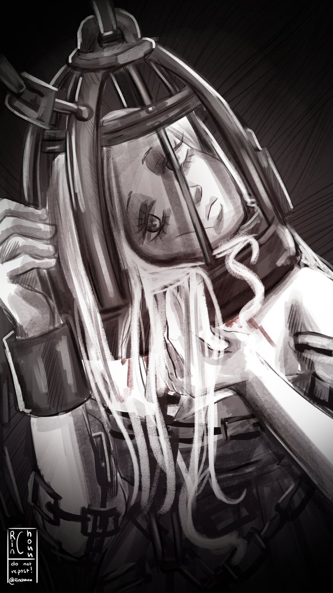 Rinchouu's tweet image. #SLAYTOBER #SLAYTOBER2025 #Slaytheprincess  Day 21 - The Cage