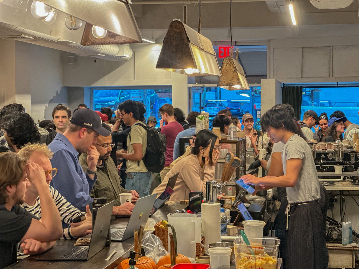 Good times meeting the <a href="/cursor_ai/">Cursor</a> team @ Cafe Cursor today ☕️