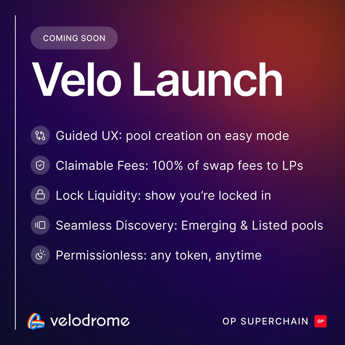 Velo Launch is coming soon.