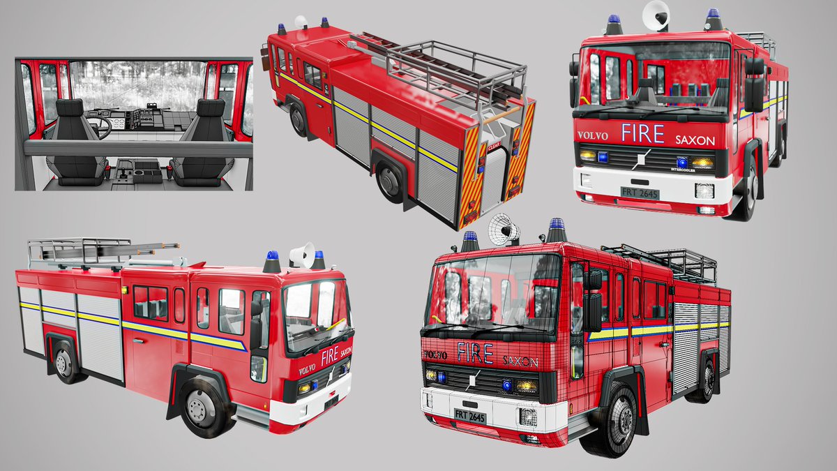 Achtw1's tweet photo. Rolling through the city 🔥📷 – my latest 3D fire truck model!  

#Blender #3DArtist #3D #ProductDesign #3DAnimation #3DModeling #firetruck #Fire #Truk #Visualization #Render #Animation #3DArtistforhire #VehicleDesign #3DRendering #DesignInspiration #RenderDaily #Firefighter https://t.co/BA3RlKEUUL