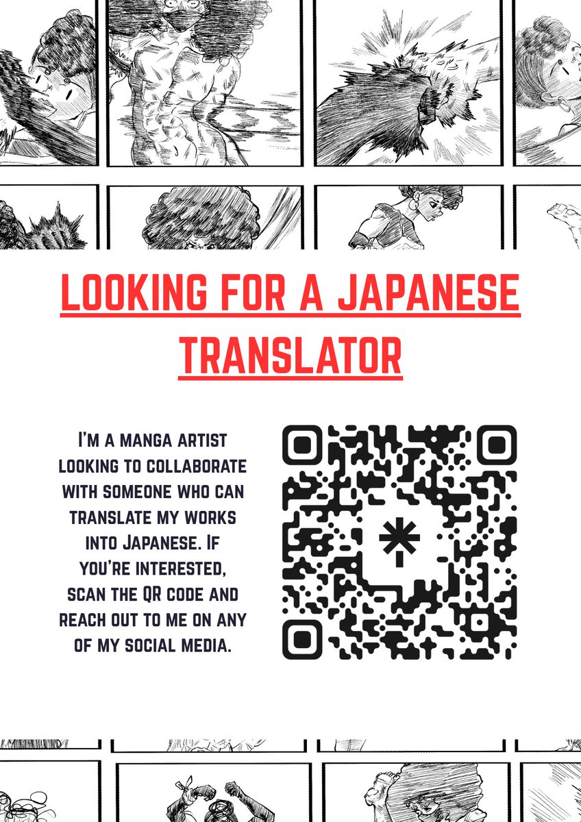 OnagerComix's tweet photo. LOOKING FOR A JAPANESE TRANSLATOR

Payment: While I can't offer monetary compensation I am willing to trade services as payment. Basically, if you help me with translation, I'm willing to draw almost anything you want.

#japanese #translation #翻訳者が必要です #日本語 https://t.co/j7CSX07P1z