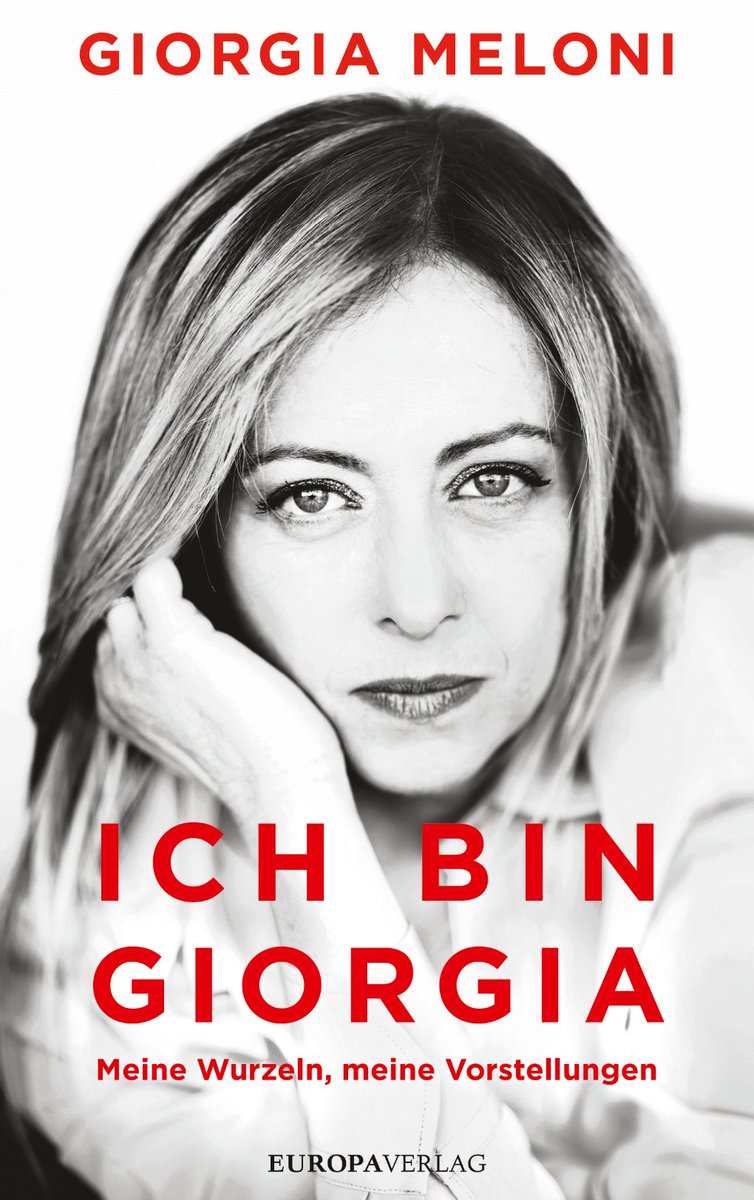 Die Autobiographie von Giorgia Meloni: "Ich bin Giorgia. Mein Wurzeln, meine Vorstellungen" cosmopolis.ch/de/giorgia-mel…
#GiorgiaMeloni <a href="/GiorgiaMeloni/">Giorgia Meloni</a> <a href="/HBrandstaetter/">Helmut Brandstätter MdEP</a> <a href="/RKiesewetter/">Roderich Kiesewetter🇪🇺🇩🇪🇮🇱🇺🇦</a> <a href="/MartinGenier/">Patrick MartinGenier</a> <a href="/jdomerchet/">jean-dominique merchet</a> <a href="/NTenzer/">Nicolas Tenzer</a> #ichbingeorgia