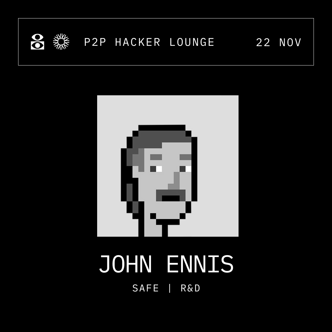 Say hi to <a href="/SeanMacAonghais/">John</a> - a self-proclaimed self-custody maxi who's busy looking after the @Safe ecosystem.

We’re excited to have him join us at the P2P Hacker Lounge.

Jam with John and the rest of the crew in Buenos Aires, 22 Nov.

luma.com/mcodb4f7