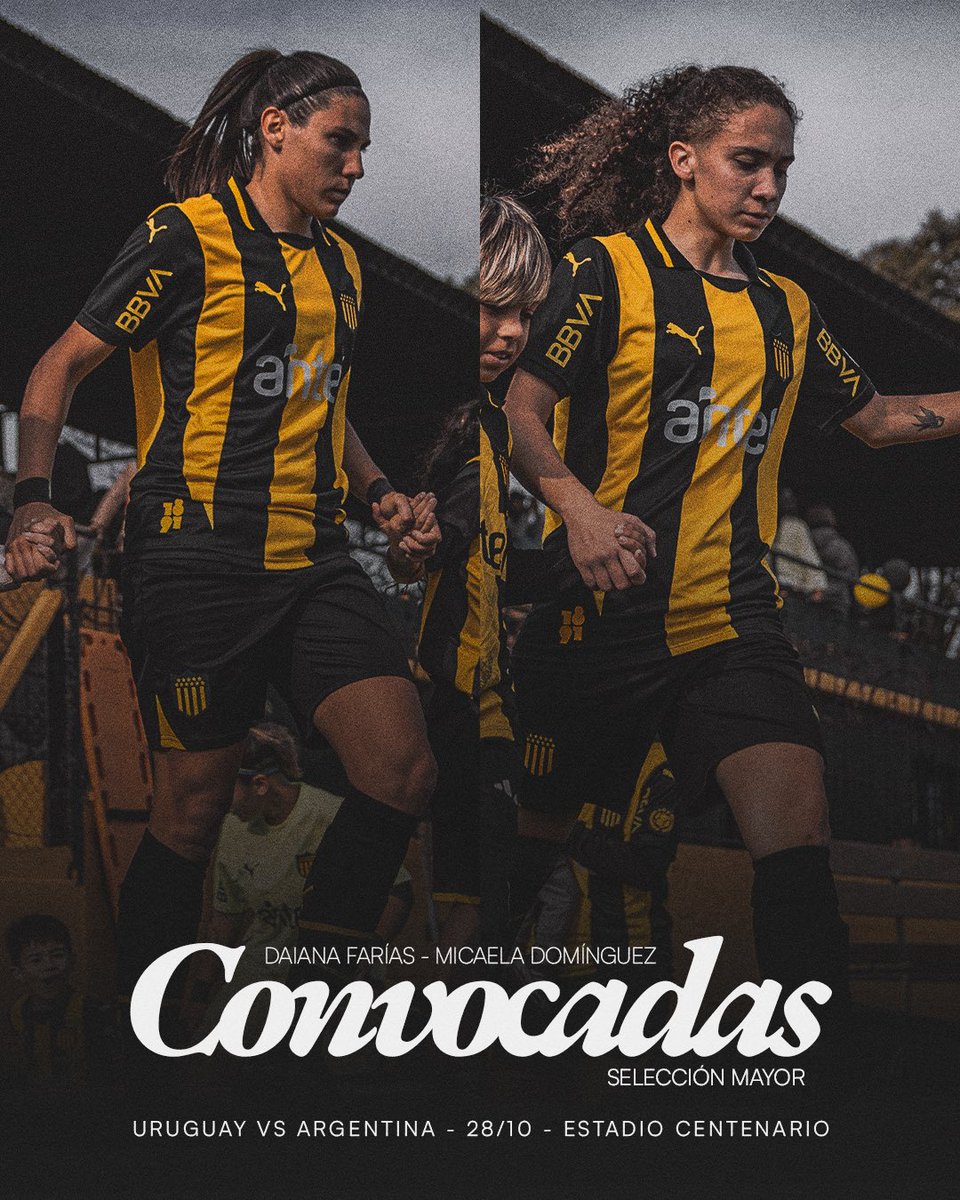 Las 2️⃣ carboneras que estarán defendiendo a <a href="/AUFfemenino/">AUF Femenino</a> 🇺🇾