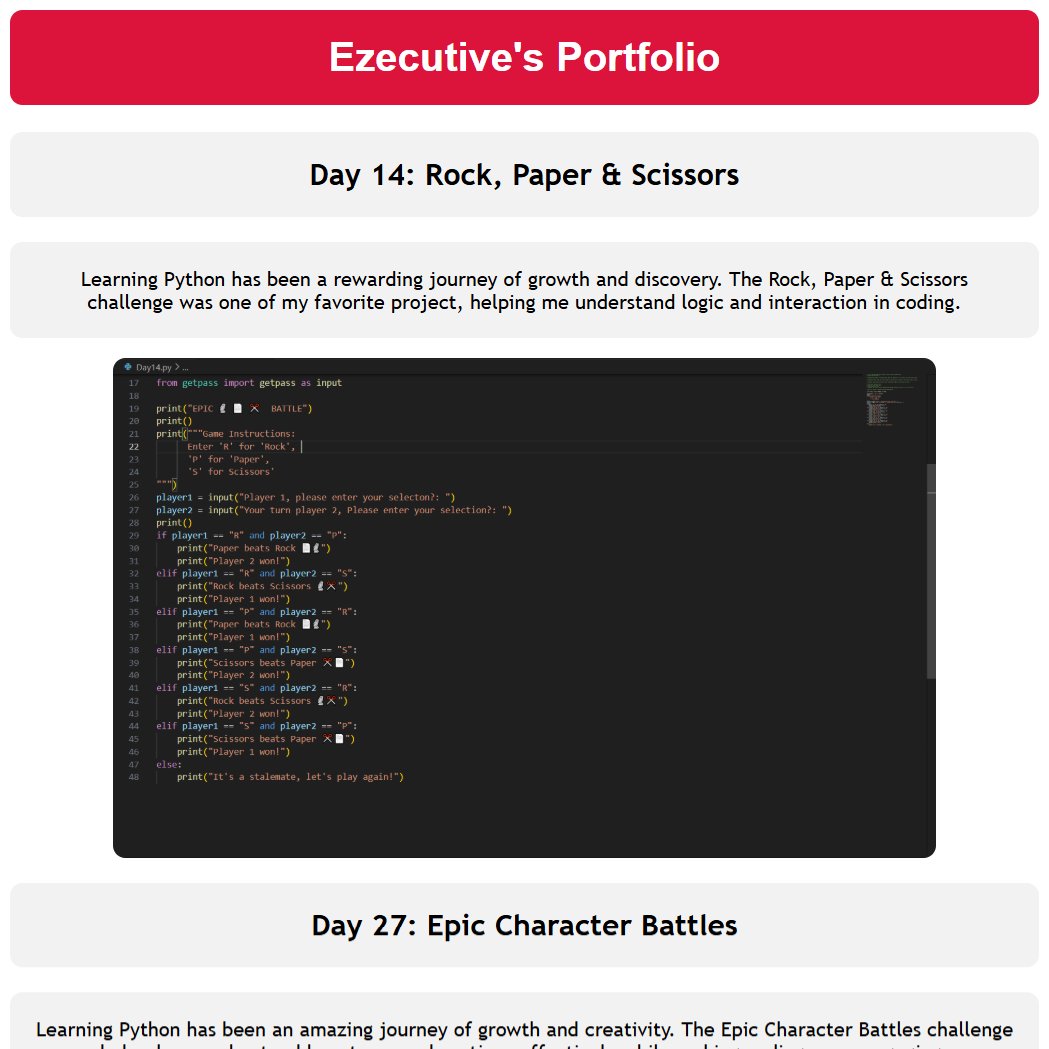 dkingony's tweet image. Day 74 of 100
Today, I did a little justice to my webpage from yesterday by styling it. In the coming days, I'll be working with #python on the web, I can't wait to get my hands more dirty.
#Replit100DaysOfCode #100DaysOfCode #buildinginpublic #pythonlearning