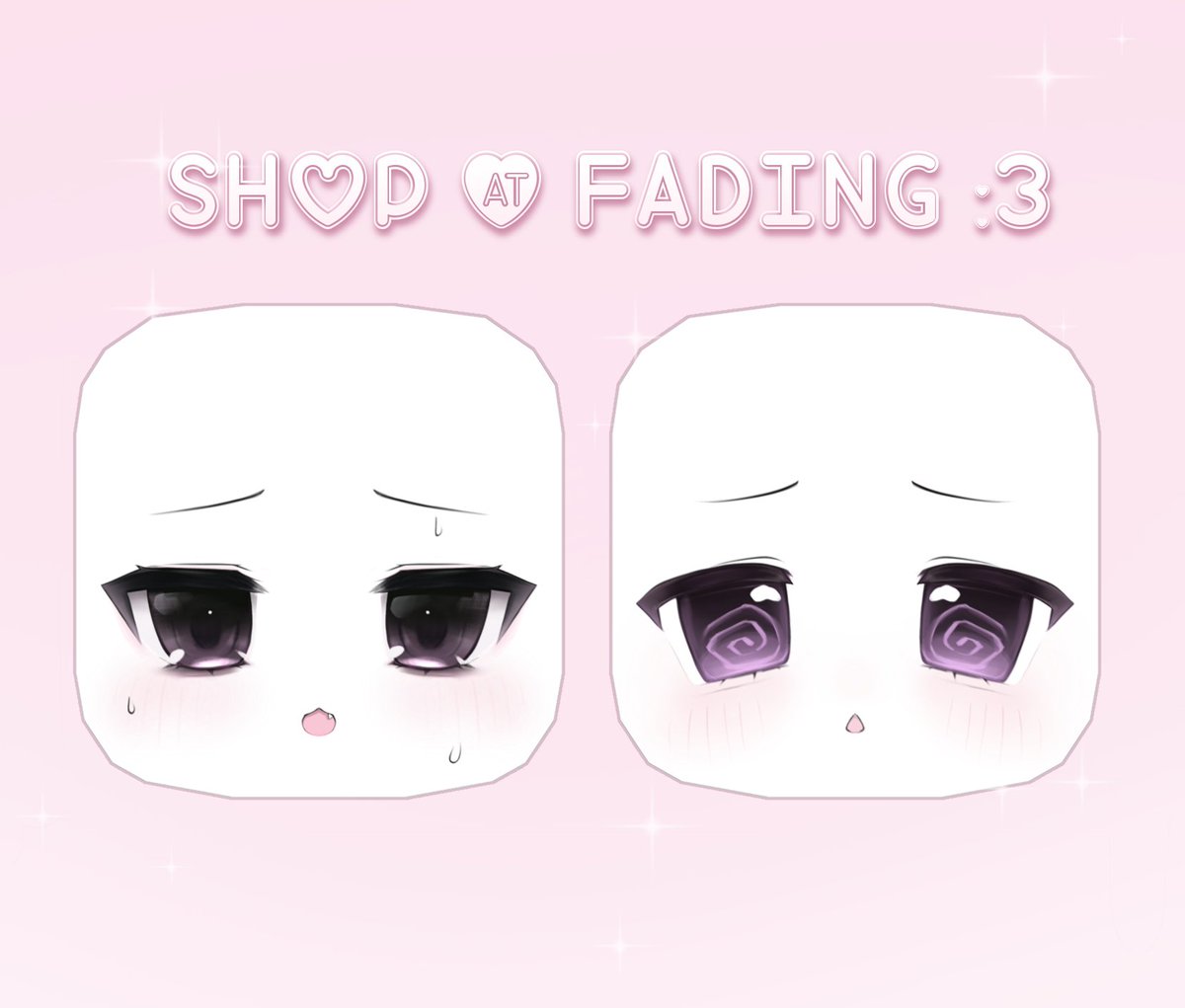 s2ouls's tweet image. new faces for my group fading ૮₍ ´ ꒳ `₎ა 💜
buy here! roblox.com/communities/10…

#robloxugc #robloxart #robloxdev