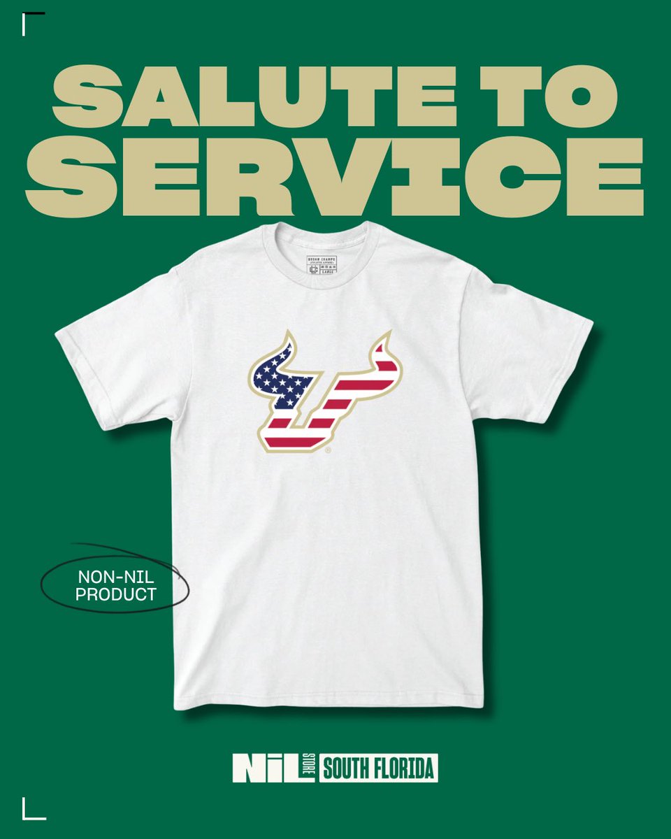USFNILStore's tweet image. Countdown to the Salute to Service Game! 🏈🇺🇸 Grab your @nil_store exclusive gear now.

🔗: nil.store/south-florida/…
