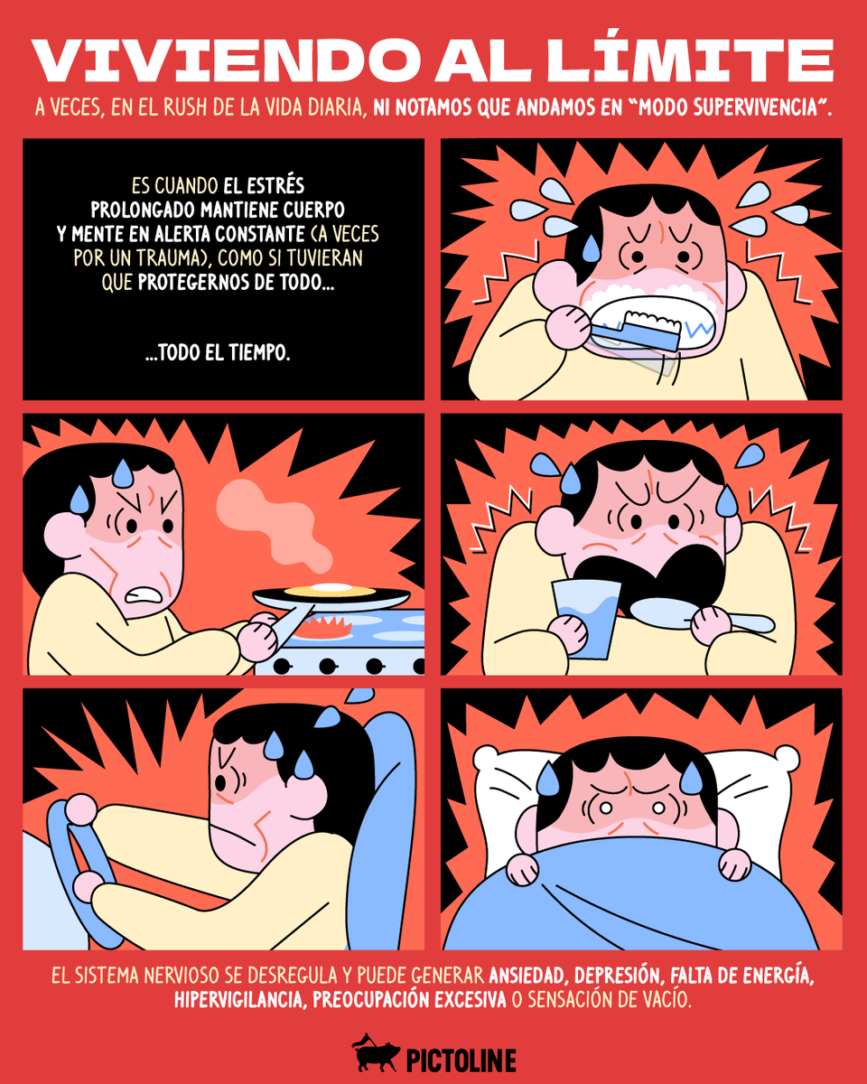 pictoline's tweet image. 🌪️ Si el estrés es tan prolongado que nunca se detiene, esto es para ti 🍃
#estres #ansiedad #stress #fightorflight #modosupervivencia #survivalmode #saludmental #pictoline