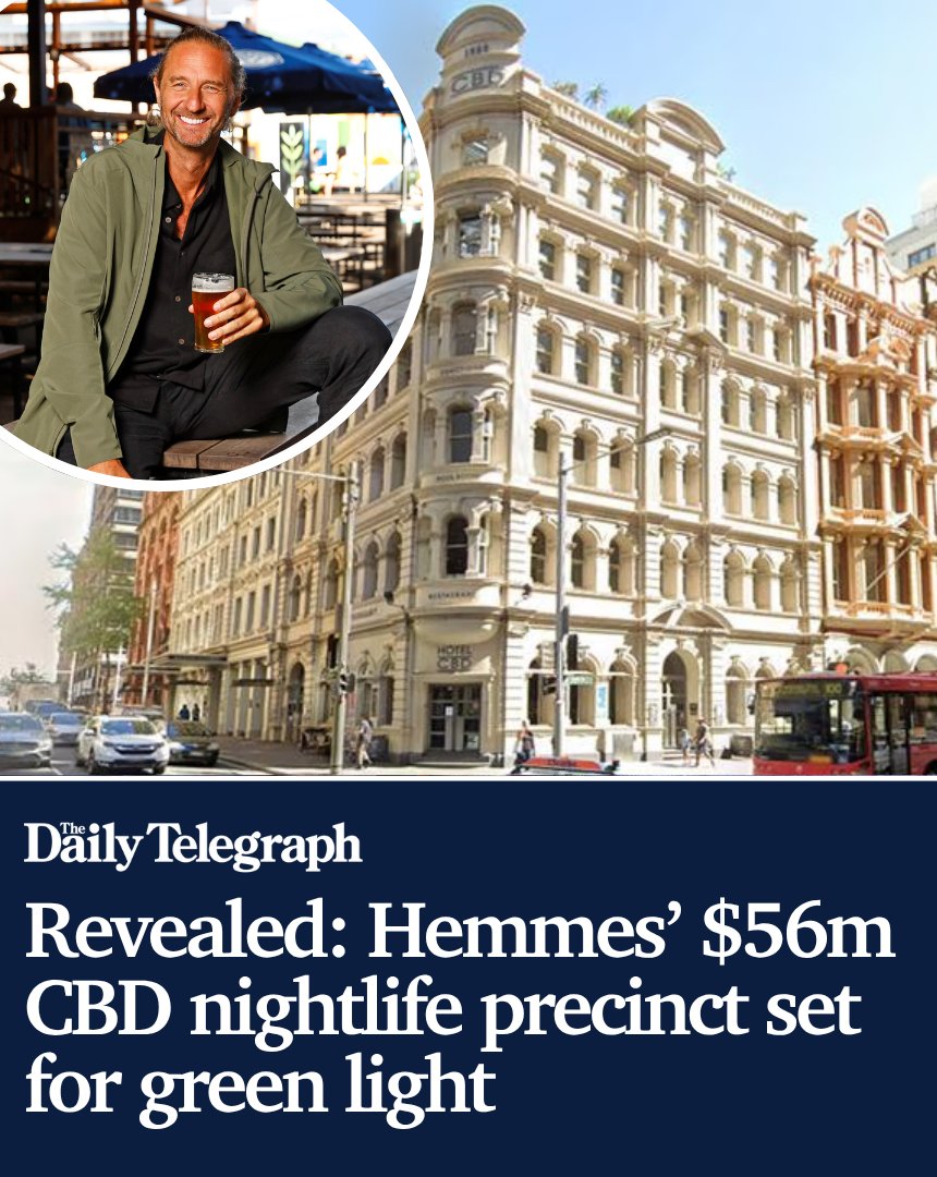NIMBYs have all but lost a battle to stop Sydney hospitality tsar Justin Hemmes’ Merivale from transforming a heritage-listed CBD block into a 24-hour nightlife precinct. DETAILS: bit.ly/4qnoCDa
