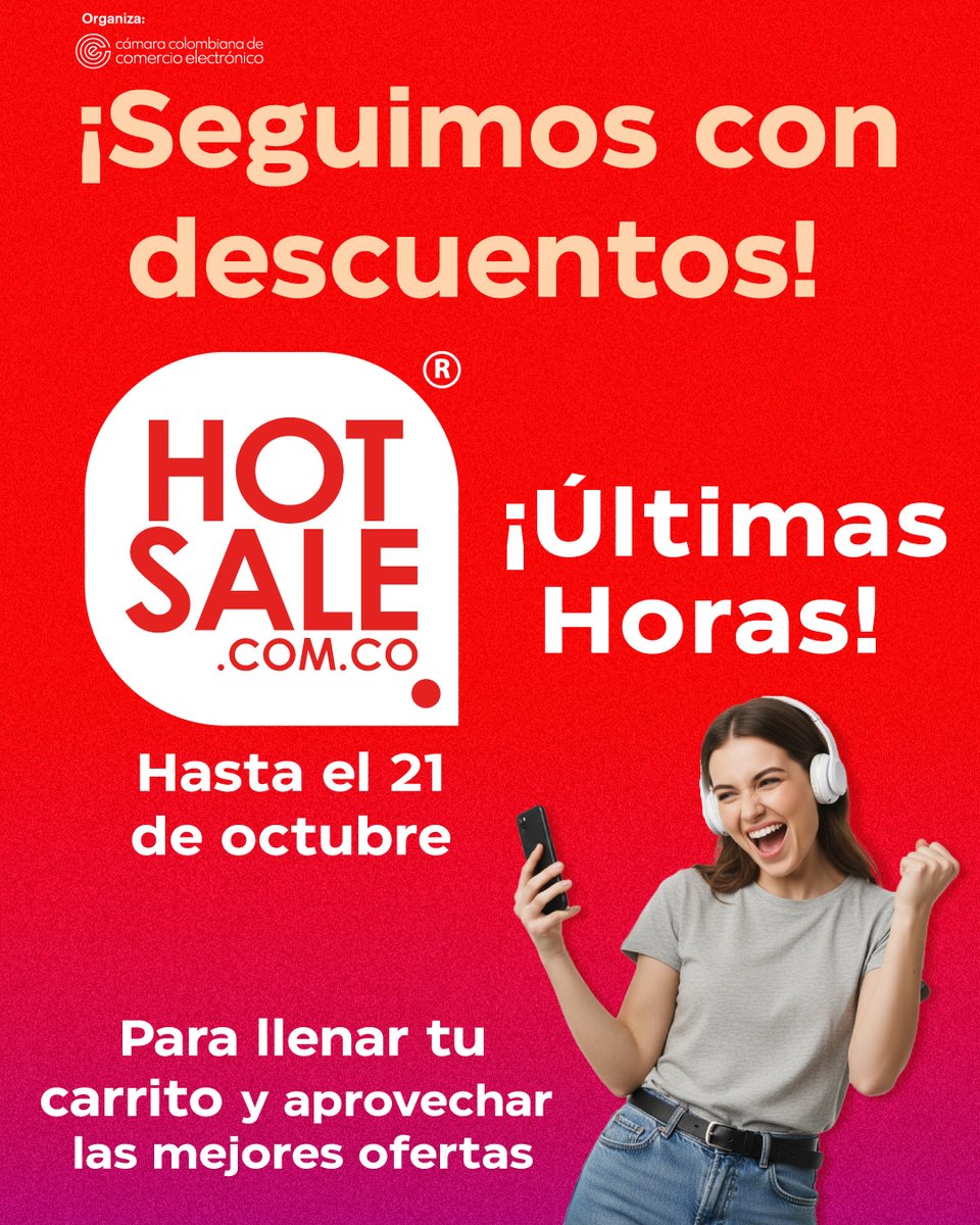 🔥 Aprovecha las ultimas horas de descuentos del Hot Sale, no dejes pasar la oportunidad de comprar con descuentos. hubs.la/Q03PBL020