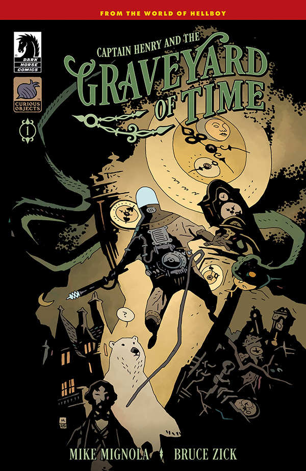 Dark Horse Comics (@darkhorsecomics) on Twitter photo "Mike (Mignola) told me about a story he had been wanting to do. He spun a tale about Captain Henry and man was I hooked right from the get go."--Bruce Zick in a new interview about Captain Henry and the Graveyard of Time with <a href="/GeekVibesNation/">Geek Vibes Nation</a>: bit.ly/4728MGz
Issue #1 "Mike (Mignola) told me about a story he had been wanting to do. He spun a tale about Captain Henry and man was I hooked right from the get go."--Bruce Zick in a new interview about Captain Henry and the Graveyard of Time with <a href="/GeekVibesNation/">Geek Vibes Nation</a>: bit.ly/4728MGz
Issue #1