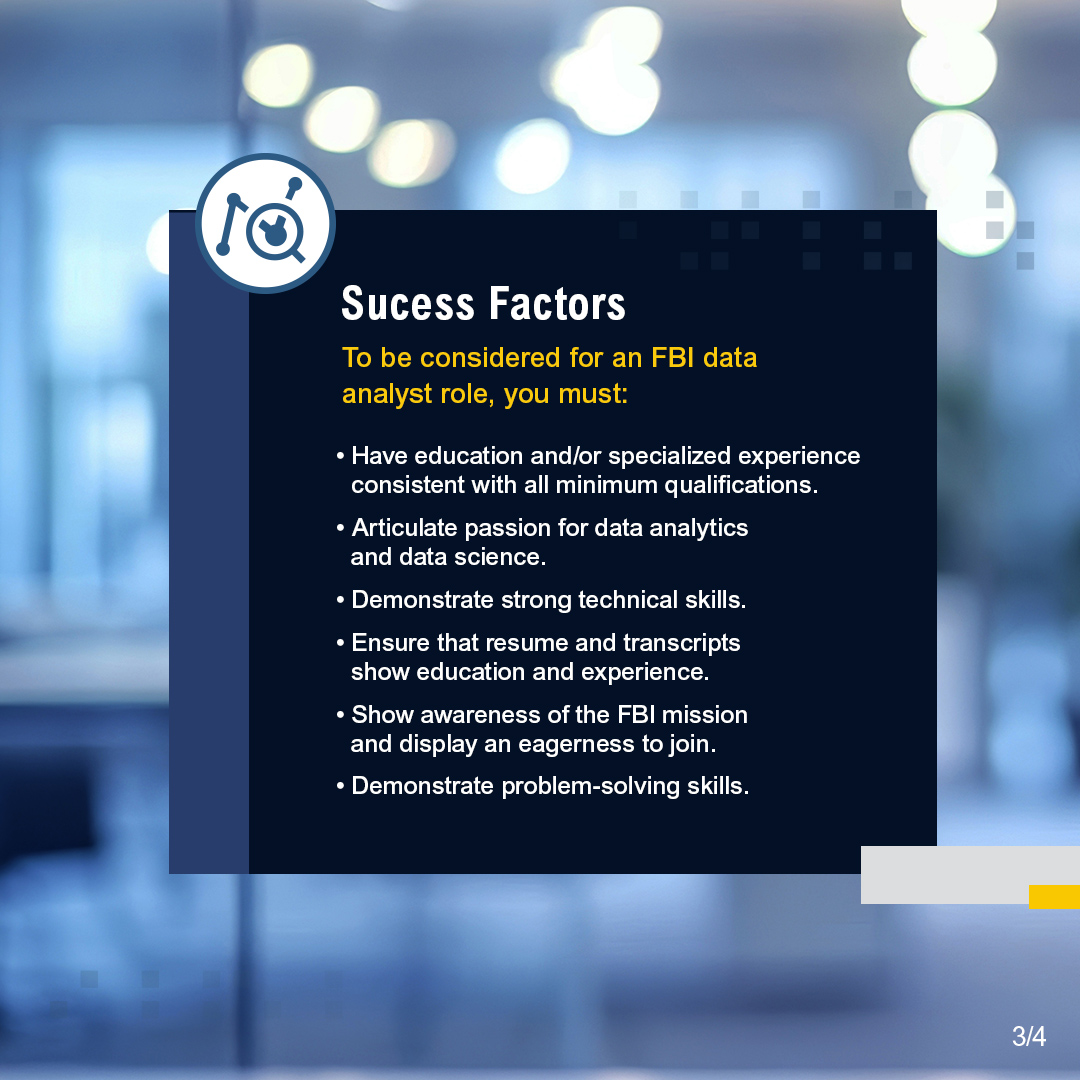 FBIJobs's tweet image. #FBI Data Analysts turn information into insights — using #coding, #math, and #statistics to connect patterns and drive investigations. Forge your path and see how your skills can shape national security. Learn more today. #Data #Analyst #FBIJobs
fbijobs.gov/stem/mathemati…