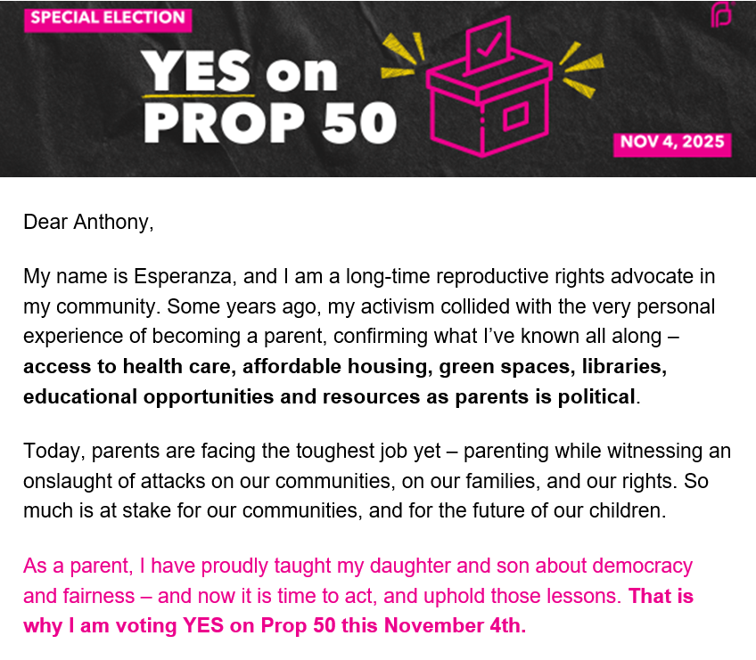 seatsnob's tweet photo. @PPActionCA Your support of Prop 50 just cost you a decades long donor. Prop 50 is nothing more than a power grab by the DNC super majority in Sacramento. Rep. in DC has nothing to do with CA laws. If you want to see gerrymandering look at new England states. OK if DNC does it? https://t.co/mx3Gf17Xlh