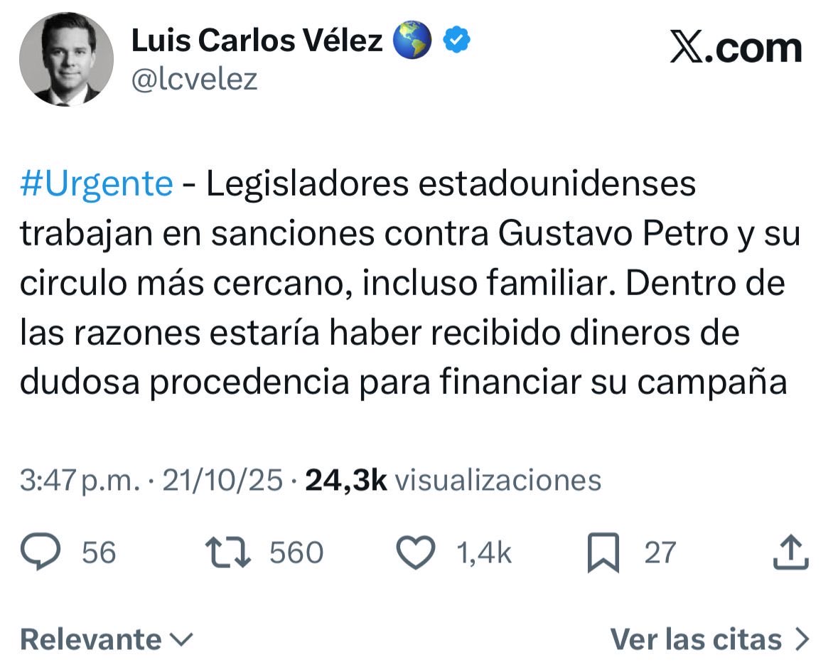 María Fernanda Cabal tweet media