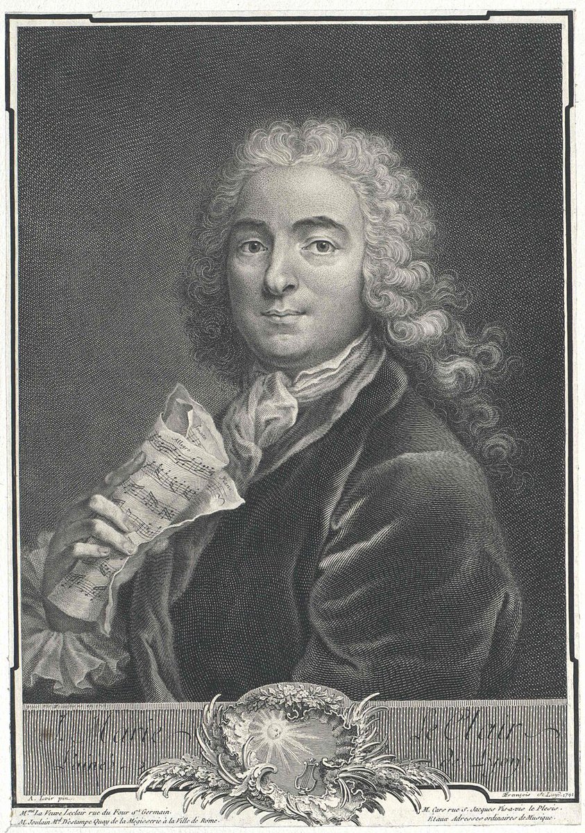 nikolausmella's tweet photo. Today marks the 261st anniversary of the death of the French #violinist &amp; #baroque composer, Jean-Marie #Leclair. :-) 🍁 † #Paris 🇫🇷 #France 

Gravure de F. Lugi d'après Loir, 1741. https://t.co/DHl21N8Kz5