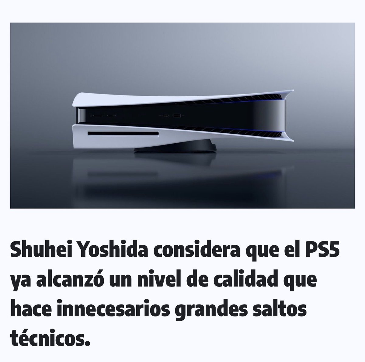 Lozwild_bcn's tweet photo. He leído las declaraciones de Shuhei Yoshida, donde afirma que el PS5 ya ha alcanzado un nivel de calidad tan alto que los grandes saltos técnicos entre generaciones ya no son tan necesarios.
Y sinceramente… lo entiendo. En parte, incluso lo comparto.

A día de hoy, el jugador medio ya no percibe tanto la diferencia entre activar o no el ray tracing, o entre jugar a 60 fps o 120 fps. La mejora visual existe, sí, pero cada vez es más sutil. Y es verdad que el gran cambio de esta generación fue el SSD del PS5, capaz de leer datos a 5.5 GB/s brutos y hasta 9 GB/s efectivos, algo que redujo los tiempos de carga a niveles casi inexistentes.
Ese salto —más que gráfico— fue estructural.

Aun así, creo que decir que no queda margen para mejorar gráficamente es subestimar lo que aún puede venir.
El ray tracing sigue infrautilizado: la mayoría de juegos de PS5 lo aplican de forma parcial, y apenas hemos visto títulos con path tracing o iluminación global completa en tiempo real.
Además, la IA aplicada al renderizado, como el DLSS o las técnicas de reconstrucción por aprendizaje automático, aún no se han explotado del todo en consolas.
Eso por no hablar de los 120 fps reales, la simulación física más avanzada, o la densidad de detalle en los mundos abiertos.

Sí, es cierto: el salto visual ya no impresiona como en los tiempos del paso de PS2 a PS3 o de PS3 a PS4.
Pero eso no significa que no exista.
La diferencia es que ahora la mejora no grita… se siente.
Está en cómo la luz rebota en un charco, en la niebla que se disipa con el viento, o en cómo un personaje parpadea con naturalidad en medio de un diálogo.

Por eso, aunque entiendo a Yoshida cuando dice que el futuro debe centrarse más en la creatividad y la experiencia, sigo creyendo que la evolución técnica y la artística no son caminos opuestos, sino aliados.
El techo técnico no existe… solo hay desarrolladores que aún no se atreven a romperlo.

#PlayStation #PS5 #Videojuegos #Gamers #Lozwild_bcn #Tecnología #NextGen #Gaming #shusheiYoshida @yosp 

❤️ Dale al corazón y 🔁 repostea si te gusta lo que lees.