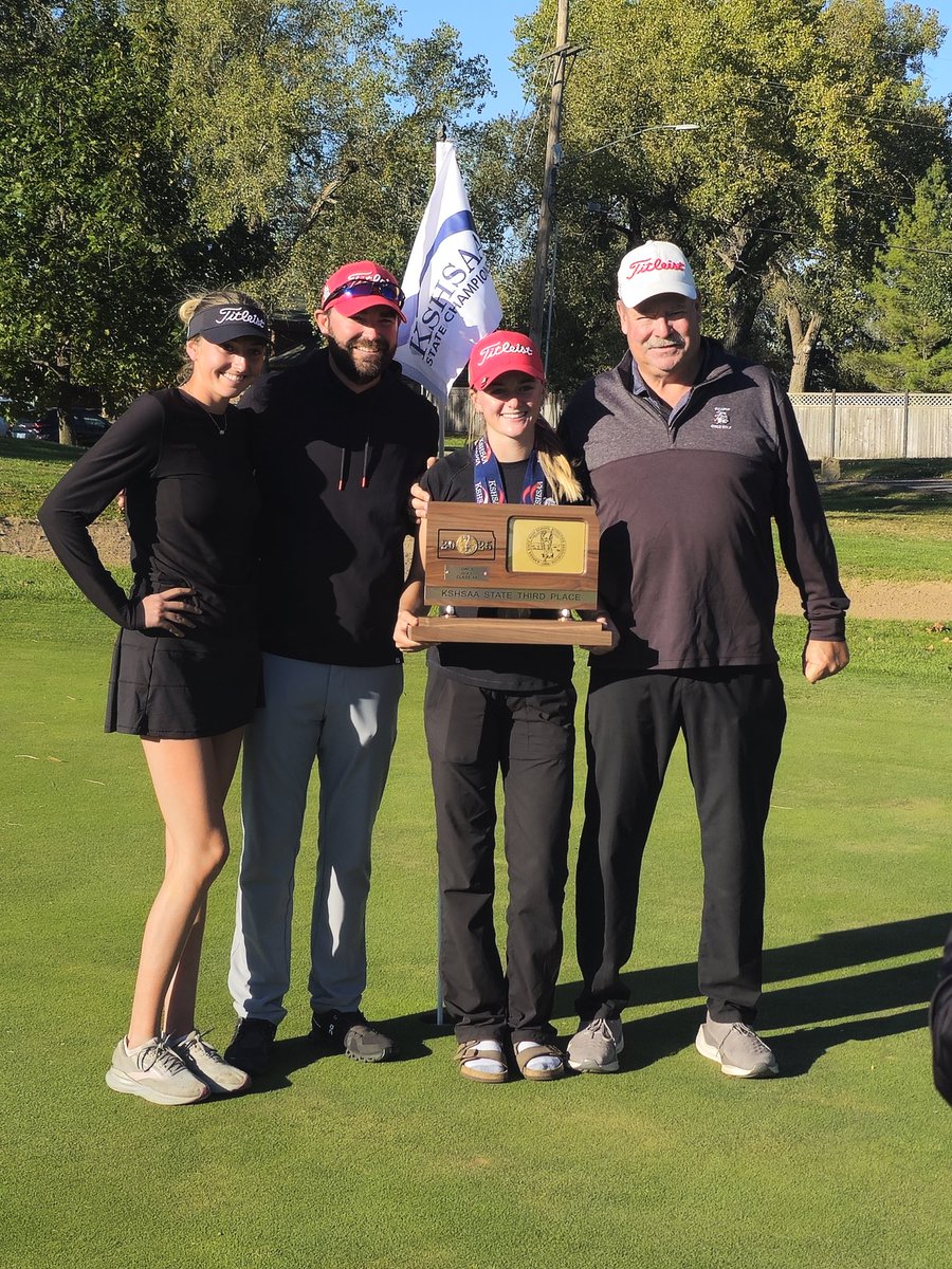 Your individual 3rd place and 17th place medalists from <a href="/Ladypupsgolf/">McPherson Girls Golf</a>, Brodie Kuhn and Andi Buschbom! #KSPreps <a href="/MHSBullpups/">McPherson HS</a>