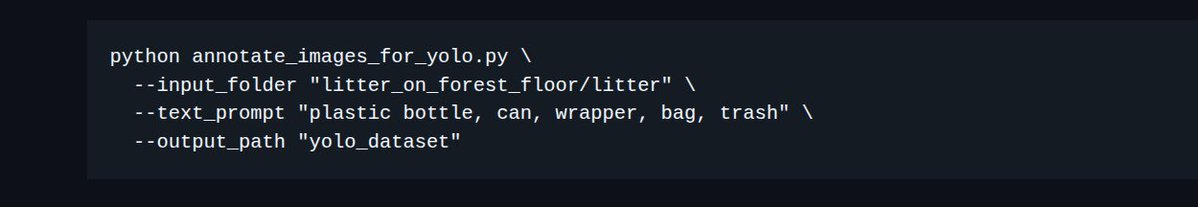 mfranz_on's tweet image. I added a script to auto label an image dataset, creating a dataset ready for training a YOLO model.
You can train your model for any purpose using your own data.
All on your laptop.