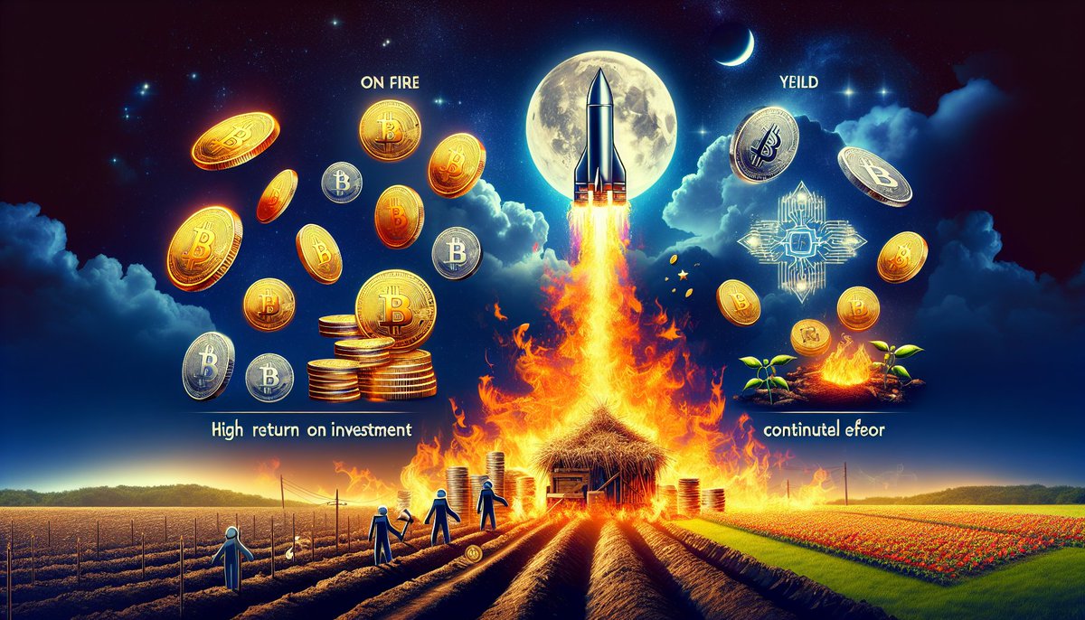i.am.mercules (crypto parody) (@mercules_thor) on Twitter photo DeFi's on fire, and we're all just here for the yield! 🚀💸 Who needs sleep when you can farm tokens all night? 🌙🌱 DeFi's on fire, and we're all just here for the yield! 🚀💸 Who needs sleep when you can farm tokens all night? 🌙🌱