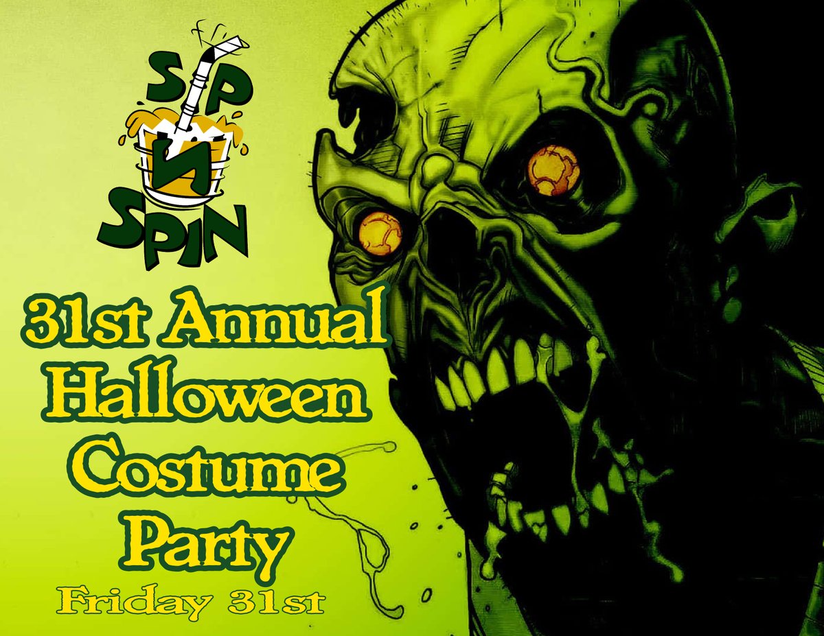 Time is ticking, be sure to get your costume ready for our 31st Annual Halloween party this Friday night at The Spin! NO COVER CHARGE ANYONE, Must be 18+ to enter <a href="/FHSUParties/">FHSU Parties</a>
