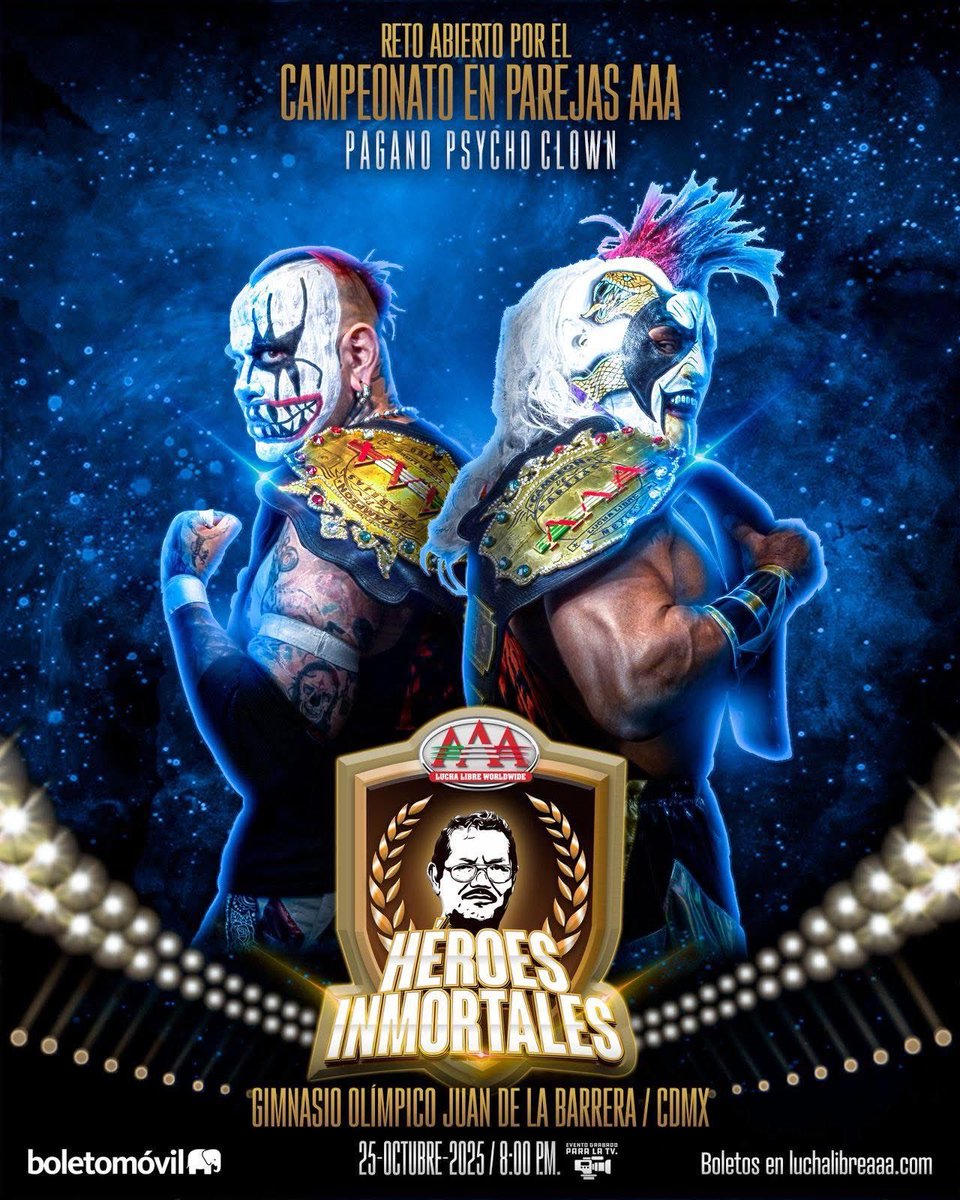 25 octubre | Reto abierto…¿Le temen a los payasos? 🤡👹 
-
October 25th | Open challenge Are you afraid of clowns? #HéroesInmortales