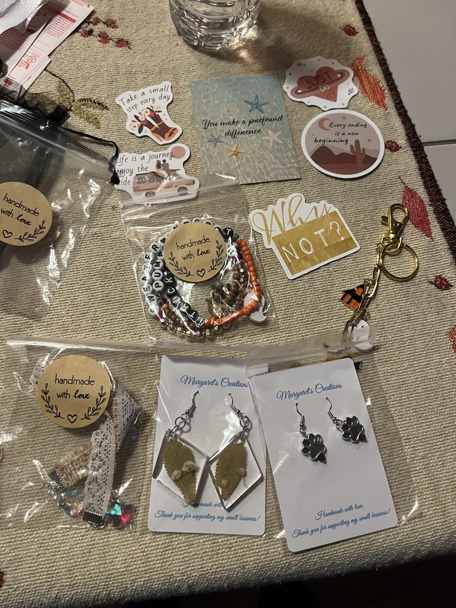 <a href="/MargsCreations/">🌙Margaret’s Creations🐚</a> 
Thank you so very much they are all so beautiful and I will treasure them, if your following you really should.. she is amazing and I am very thankful to have won her giveaway 🧹🎃🏠🐾🫶🏽☕️