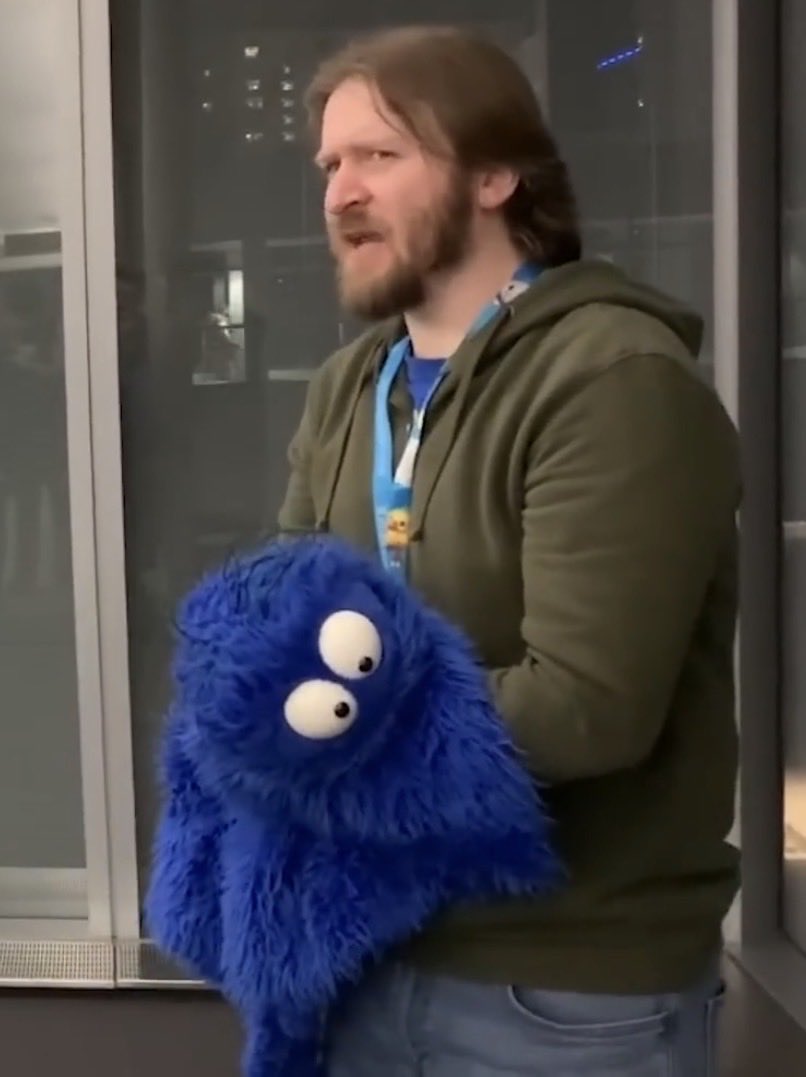 ToadlyToad's tweet image. The puppet guy in those Nintendo videos…isn’t a living breathing puppet? 🥺