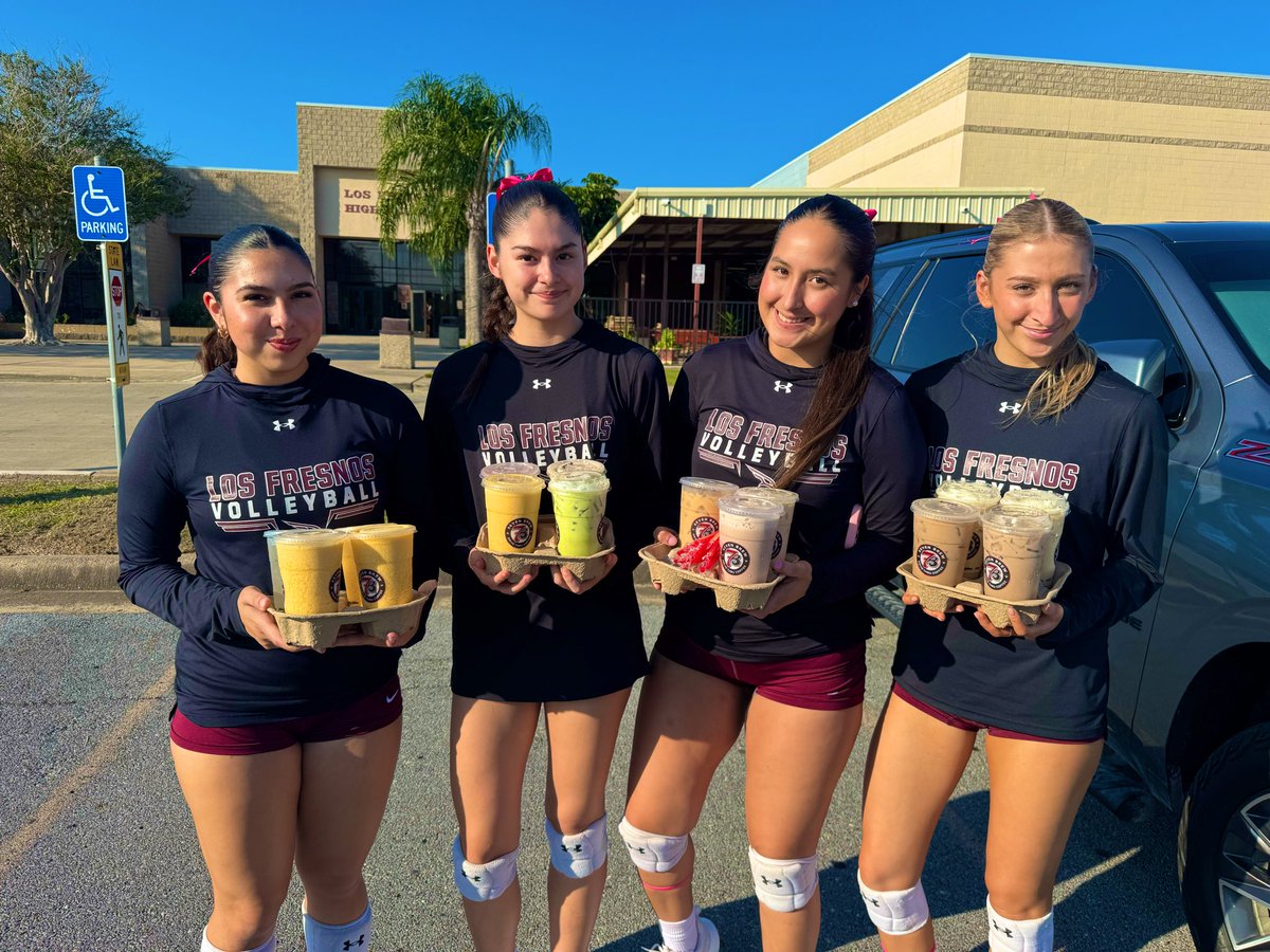 It’s game day and the team got a special treat! Thank you to the Coria family for their generous donation of 7brew for the coaches and athletes!