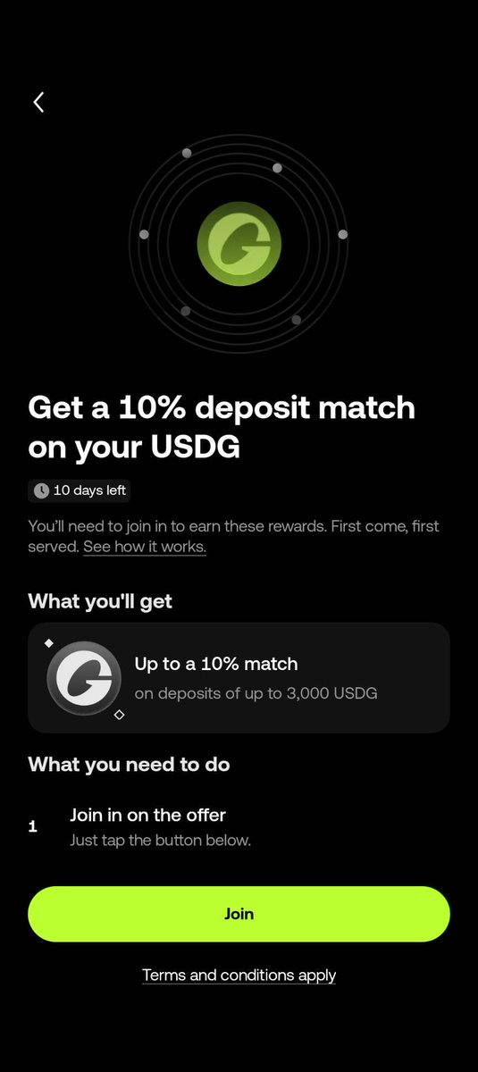 The @OKX wallet doing its thing — earning weekly rewards (~4.1% APY).

Now there’s also a 10% deposit match - up to 300 USDG

Feels good seeing stablecoins actually work for you, especially as money market rates drop with fed cuts💡