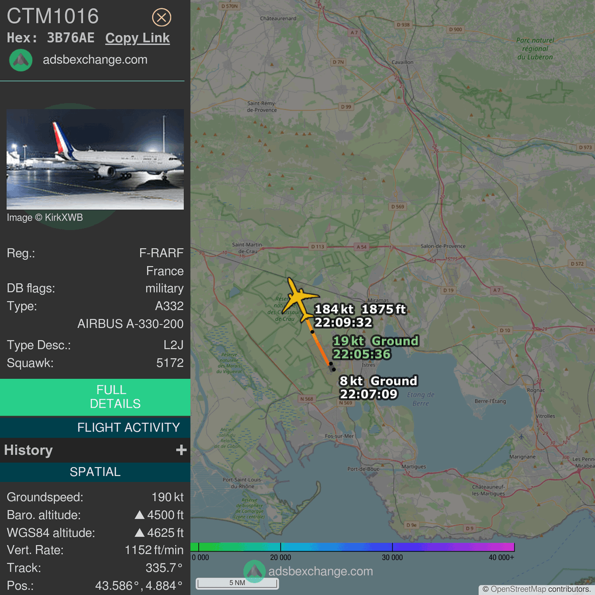 FlottePresident's tweet photo. 🛫 Un Airbus A330-200 🇫🇷 République Française vient de décoller près de Istres/Le Tubé, France.
Vol #CTM1016, immatriculation #FRARF.
Suivre le vol : https://t.co/NIcPZJFSDV https://t.co/wGHbpSxCvV