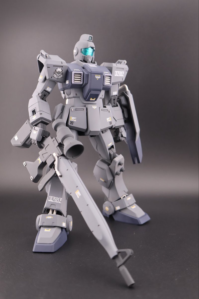 c0905203178's tweet photo. MG陸戦型ジム 完成
スレイヴレイス隊仕様に塗装してみました
武器持ち手と握り手はPLAISMFACTORYさんのパーツを使用してます
武器が豊富で楽しい!課題のあった保持力もハンドパーツで解決しました
#ガンプラ
#gunpla
#PLAISMFACTORY https://t.co/V4c1bEwksT