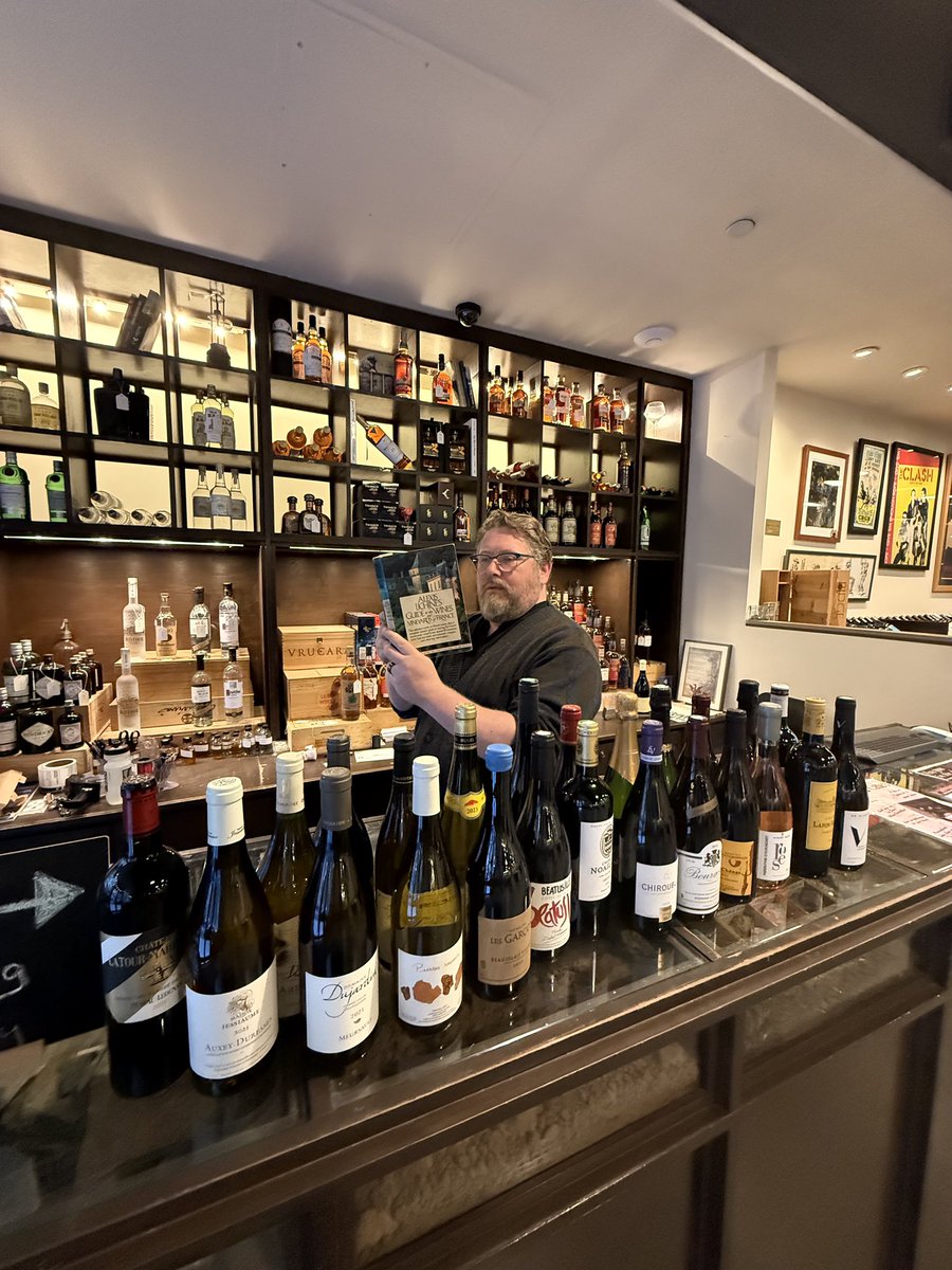 DIARY OF A WINE SHOP //
Busy times here at Le Dû’s! Spent the evening with the excellent folks at <a href="/bladnochwhisky/">Bladnoch Distillery</a>, tasting scotch in the cellar of TriBeCa’s <a href="/brandy_library/">Brandy Library</a>. Also, JT reading up in advance of our French grand tasting!