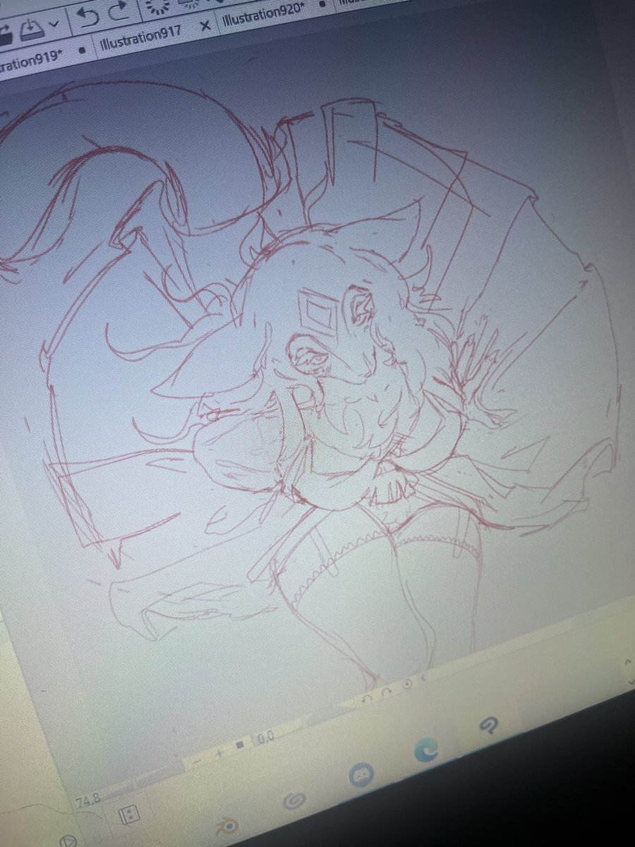 hey_do_cake's tweet photo. Making weird nsfw art.  Not actually weird but still I’m girliepopping 
#furry #halloweenart https://t.co/kCjkhm7anG