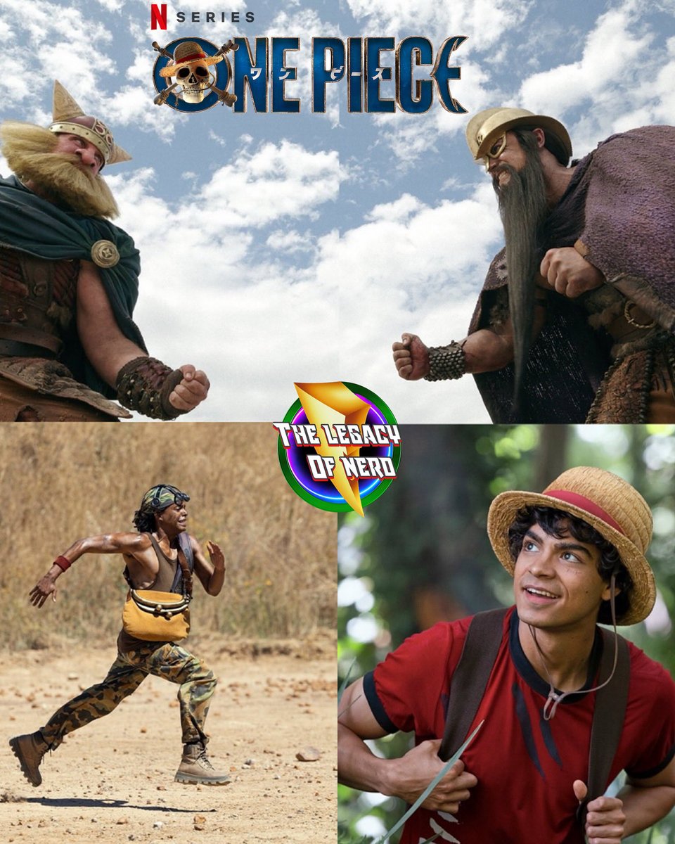 thelegacyofnerd's tweet image. New Look at Brogy, Dory, Usopp, & Luffy in Season 2 of One Piece