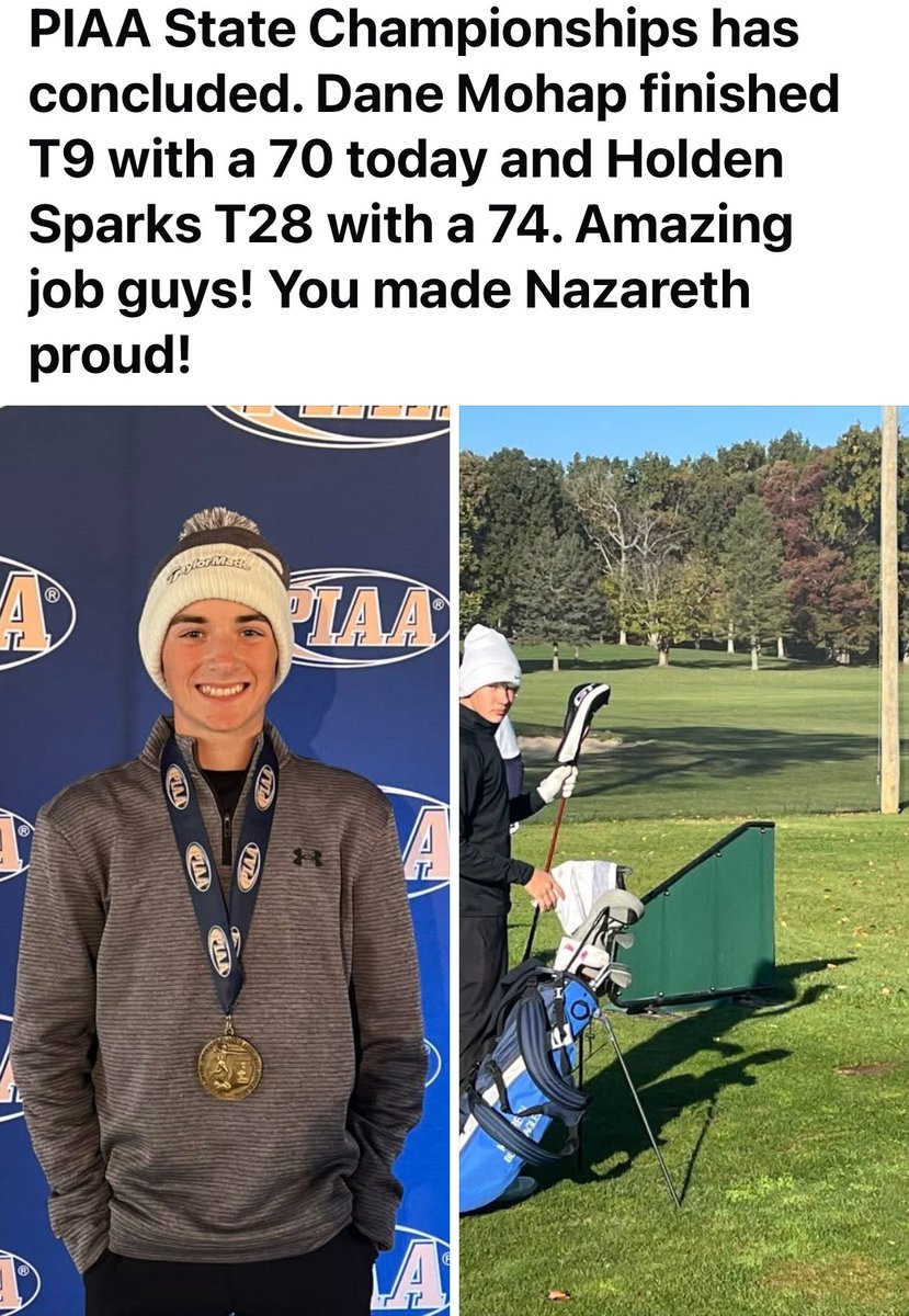 Nazareth Golf tweet media