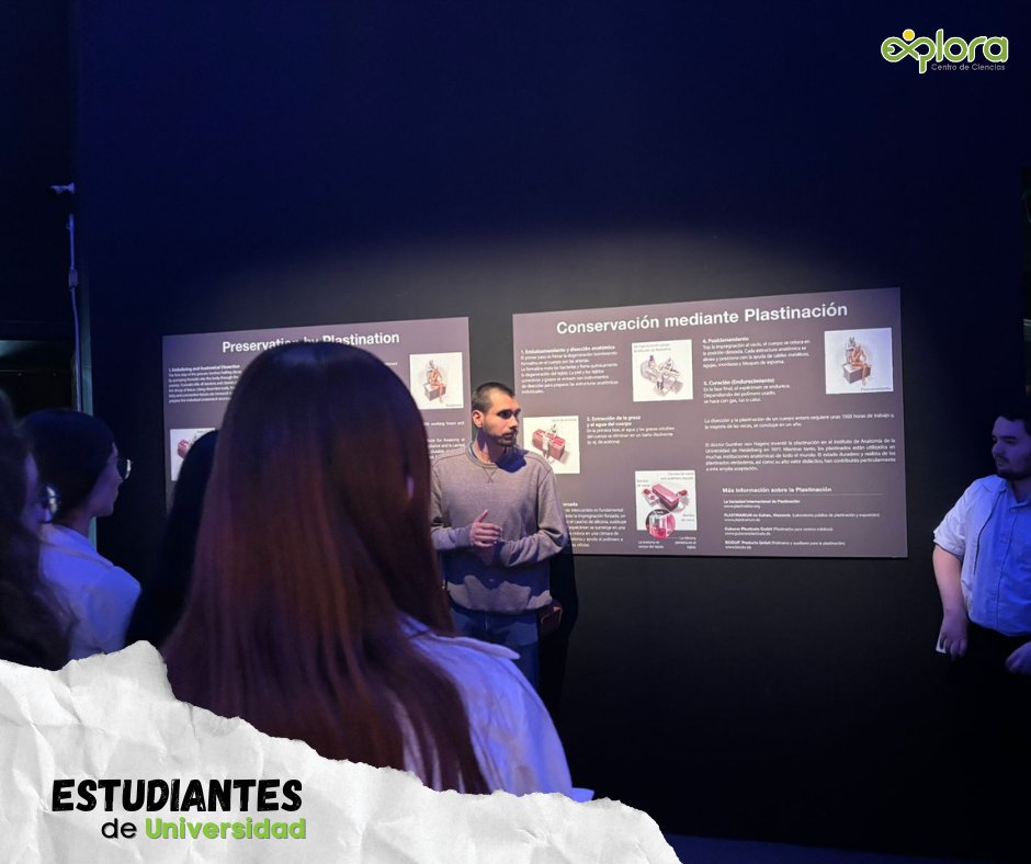 ExploraLeon's tweet image. Iniciamos la semana con estudiantes de Veterinaria que siguen fortaleciendo su formación a través de experiencias únicas como Body Worlds: Animal Inside Out. 
#AnimalInsideOutExplora
#SafariDeCienciasExplora