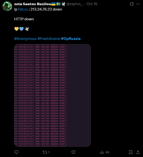 YourAnonCentral's tweet image. Anonymous has been laying waste to Russia's cyber infrastructure all month in solidarity with Ukraine. #OpRussia