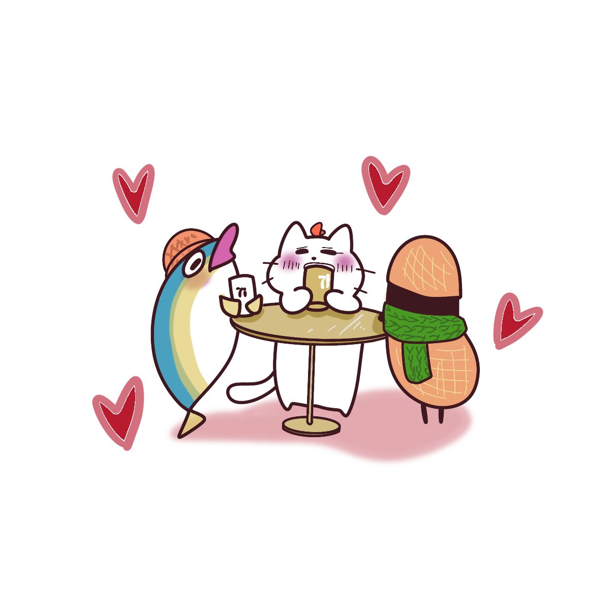 週の真ん中すいよびはドリップコーヒーの日！🐱☕️

寒くなってきたのでコンビニドリップコーヒーが沁みますね！🐱☕️
セブンイレブンのコーヒーは濃さが選べて最高です！🐱💕

#イラスト