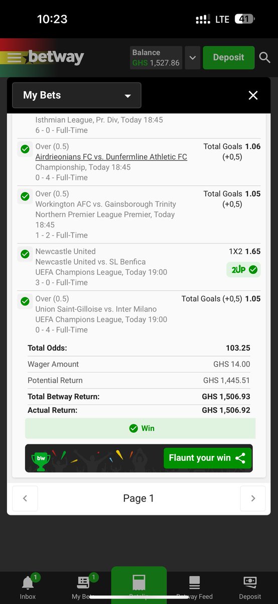 derrick2072's tweet photo. @OddsVillage You spoil there @OddsVillage 🔥🔥🔥🔥 https://t.co/6ADucwqhqW
