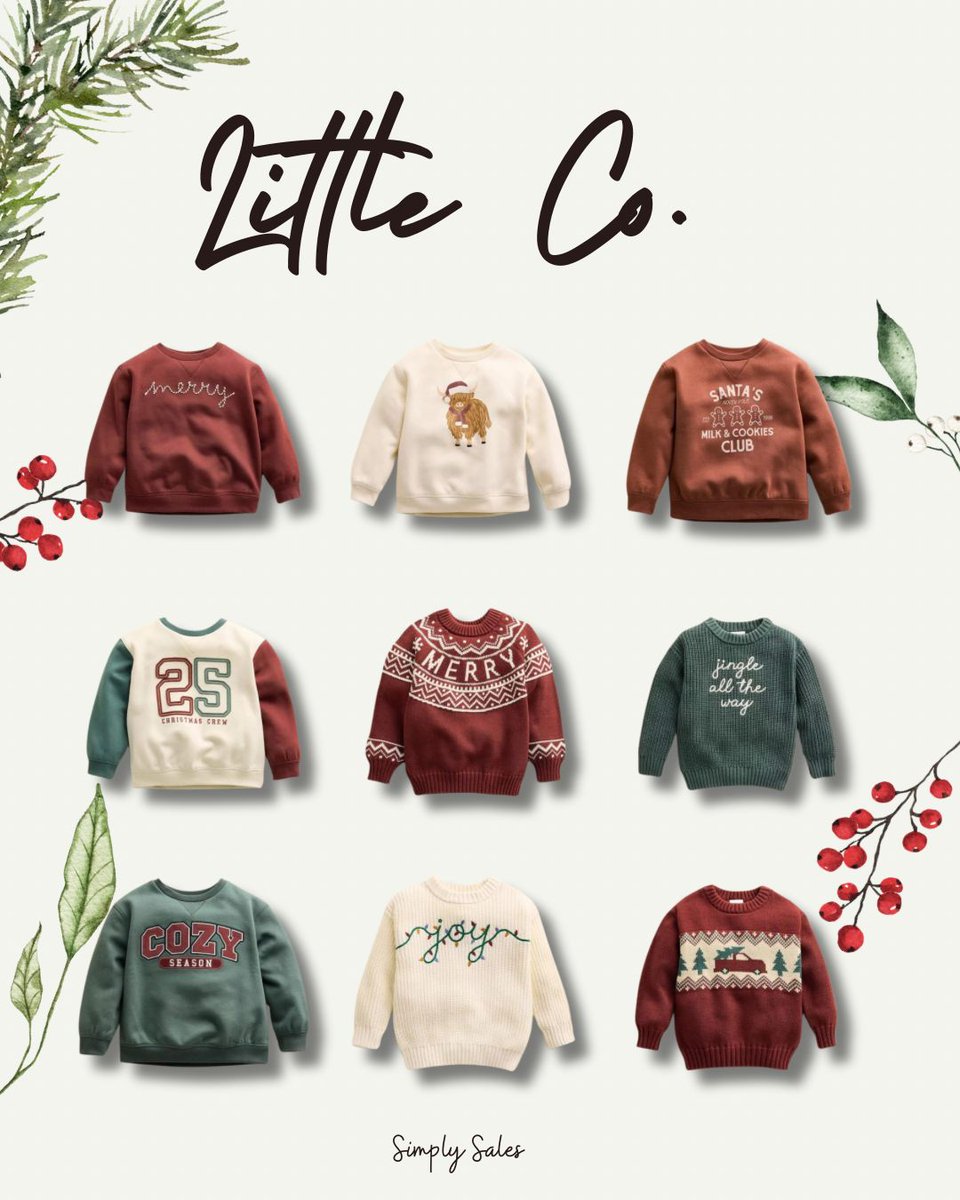 simplysalesmama's tweet image. #kohlspartner
Always my favorite kids’ brand at Kohl’s 💚 Little Co. by Lauren Conrad makes it so easy to match all the siblings — sizes go up to 12! My boys will all be twinning in their cozy Christmas sweaters this year 🎄

It’s the lowest price of the season right now, and you