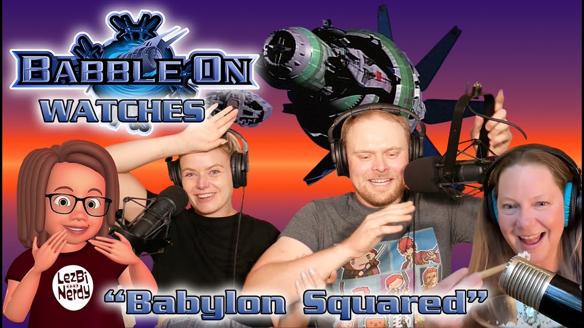 LezbiNerdy's tweet image. 🚨 Time travel! Tachyons! And a space honey badger named Zathras?! 😱

The Babble On crew loses their collective minds reacting to one of #Babylon5’s wildest episodes yet - “Babylon Squared.”

🎥 Watch now: youtu.be/QqM55y5XueY

#BabbleOn #BabbleOnPodcast