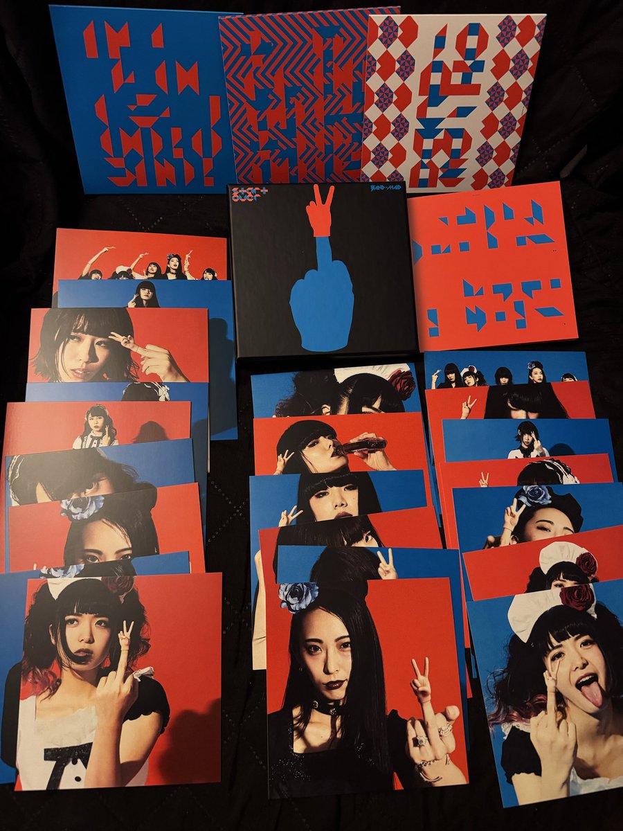 cembor's tweet image. Obligatory @bandmaid album pics. Plus bonus item I was able snag via proxy service. 😎 #bandmaid #scooooop #startover