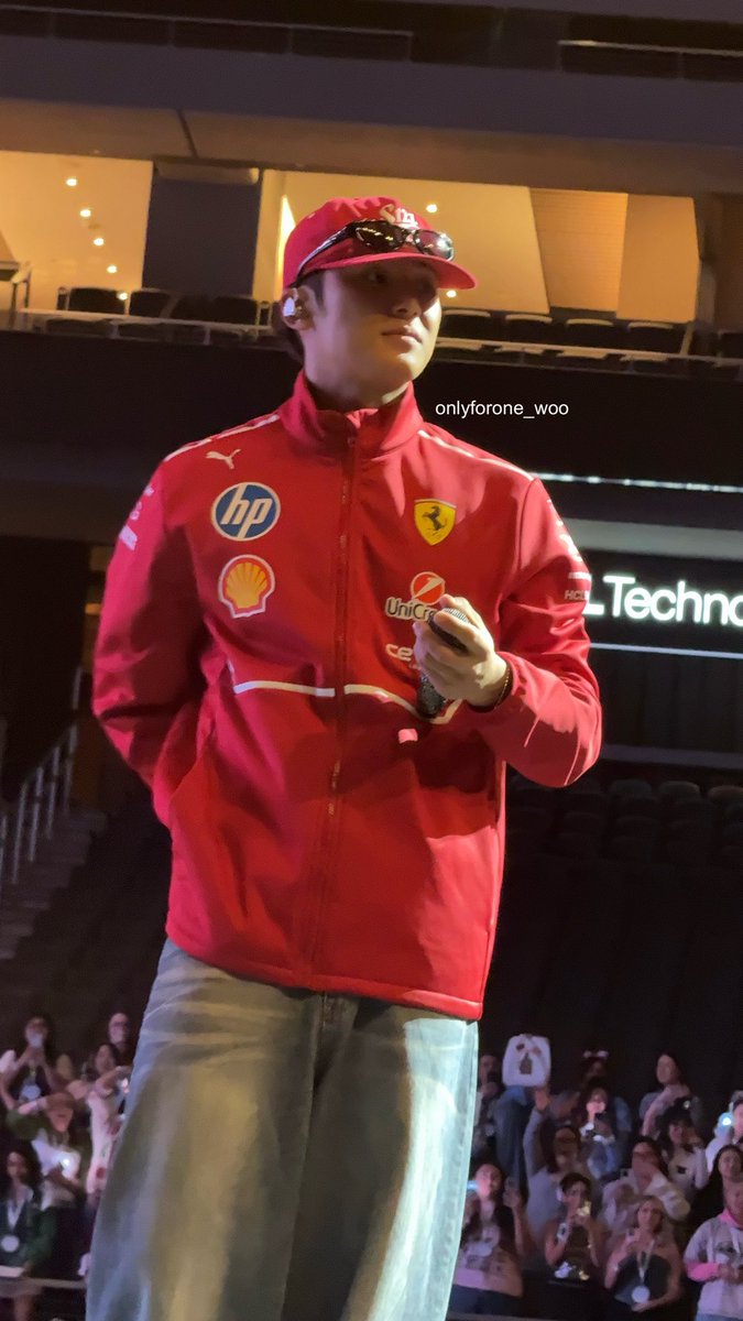 onlyforone_woo's tweet photo. MINGYU IN A FERRARI OUTFIT WHAT THE HELL 

#SEVENTEEN_NEW_IN_AUSTIN
#202MAMAVOTE #SEVENTEEN https://t.co/oiwxVhnmT4