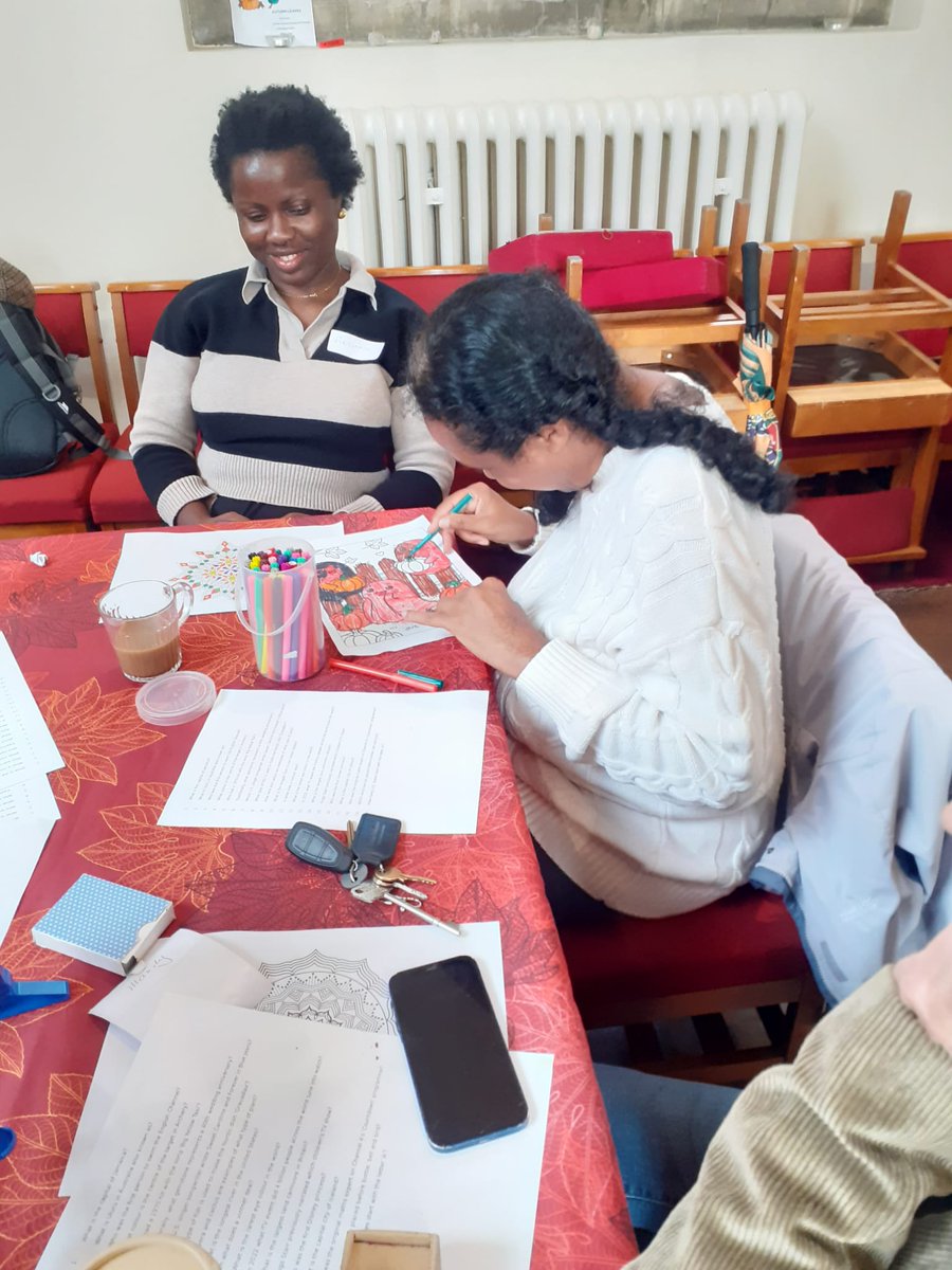 Another great turn-out for our Forget Me Not Cafe Games afternoon at St Edward's, and so lovely to see two new visitors - Hazel and Helen.